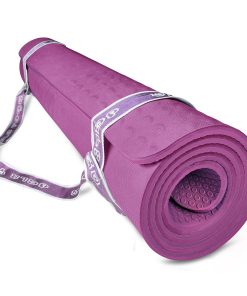 Tapete de Yoga Extra Grueso JELS, 10mm, -Morado (capa única)