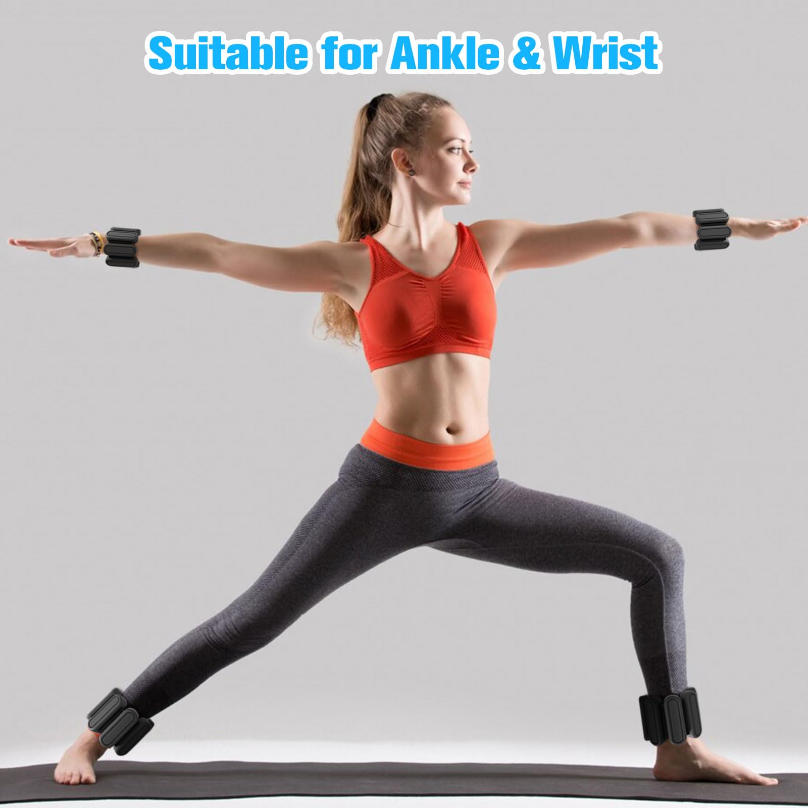 Pesos Ajustables para Muñecas y Tobillos AYSOW para Hombres - Imagen 6