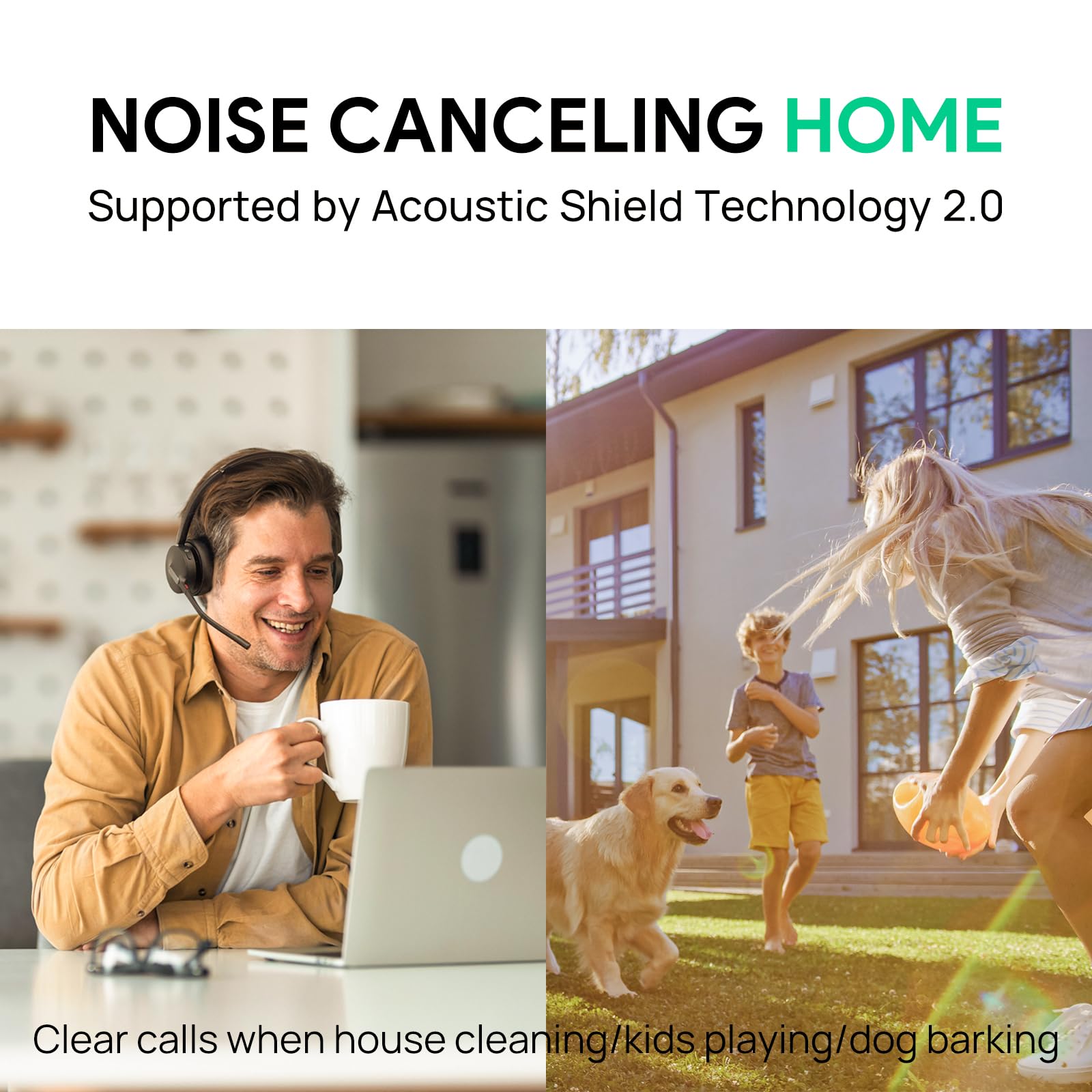 Audífono inalámbrico dual Yealink BH70 con micrófono para - Imagen 5