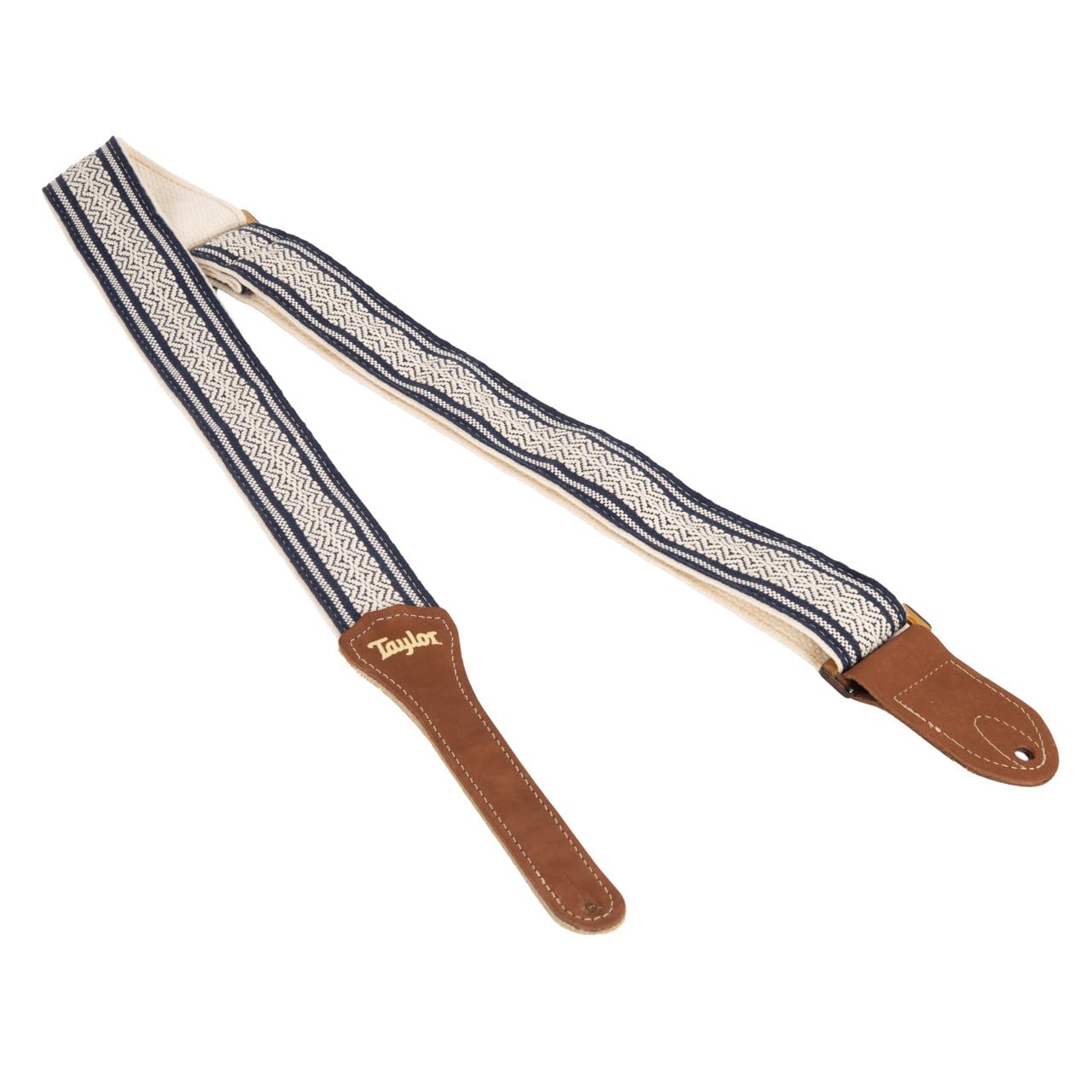 Correa de Guitarra Taylor Academy - Blanco/Azul Jacquard