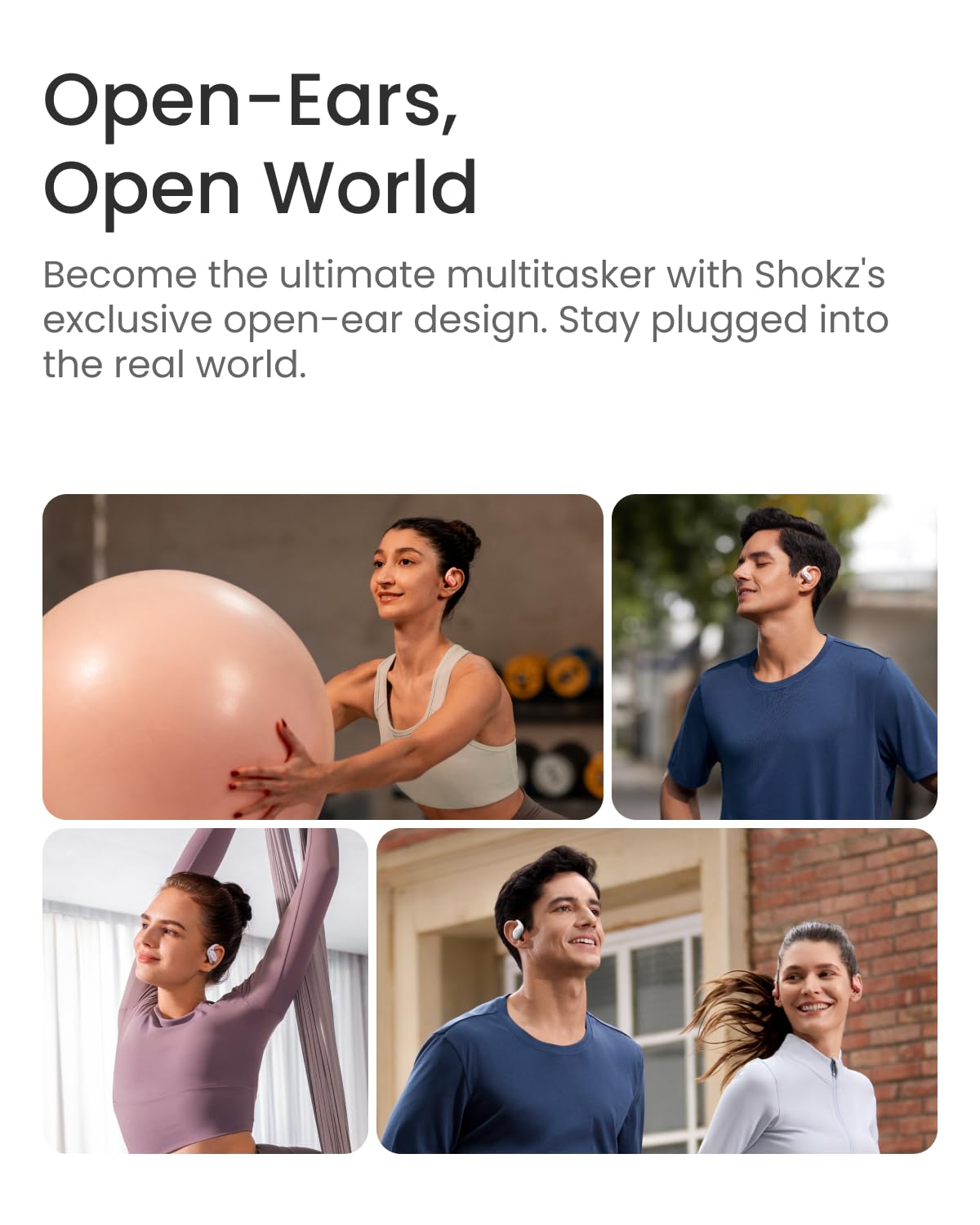 Audífonos inalámbricos True Wireless SHOKZ OpenFit Air, - Imagen 6