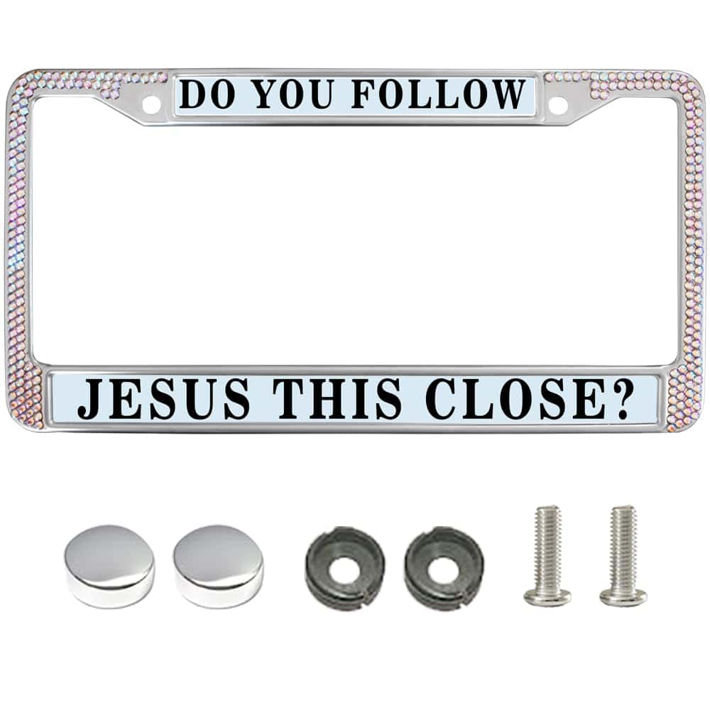 Portaplacas de Licencia con Diamantes de Imitación Liangchi