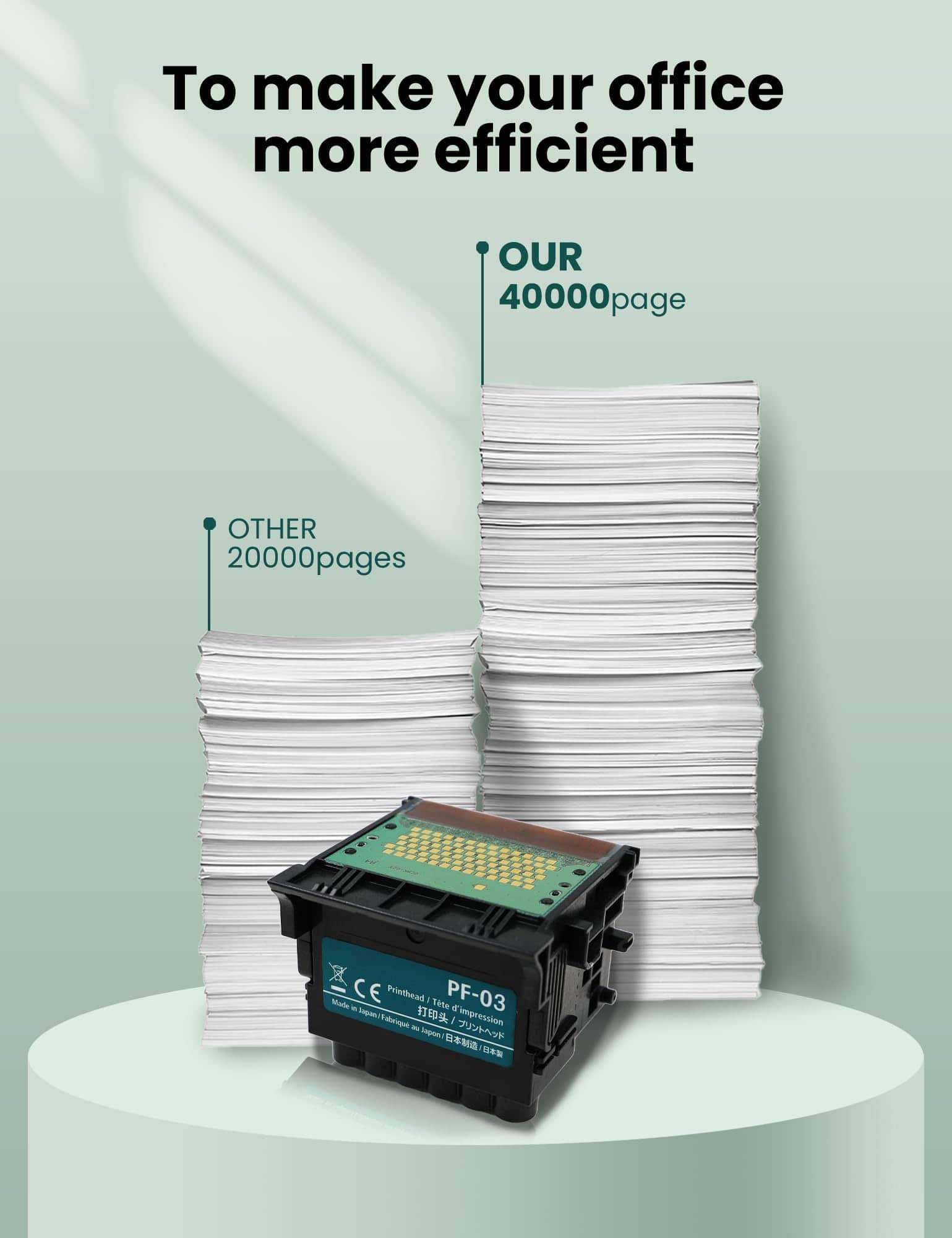 Cabezal de impresión fireinfire PF-03 compatible con IPF500 - Imagen 7