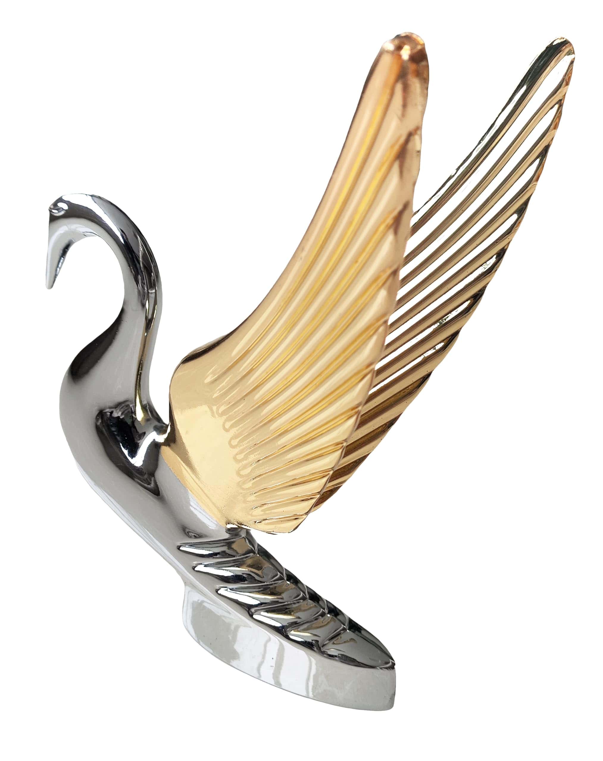 Adorno de Capó de Cisne Cromado Resistente, 2 Colores - Imagen 5