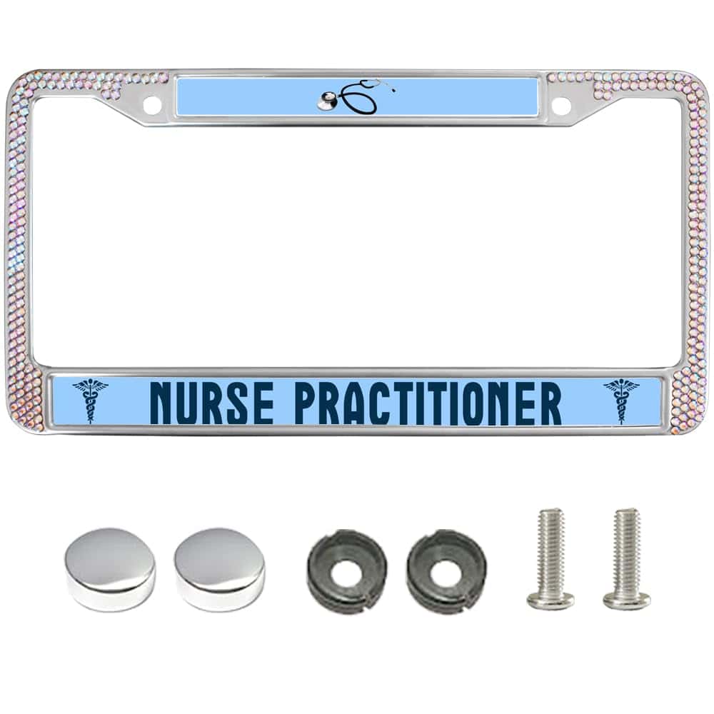 Portaplacas de Licencia Liangchi Enfermera Practicante con