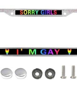 Marcos de Placas de Identificación con Purpurina 'Sorry