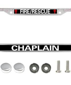 Marco de Placa de Licencia de Rescate de Incendios con