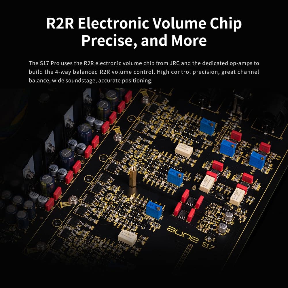 Amplificador de Auriculares Aune S17 Pro, Pre-amplificador, - Imagen 6