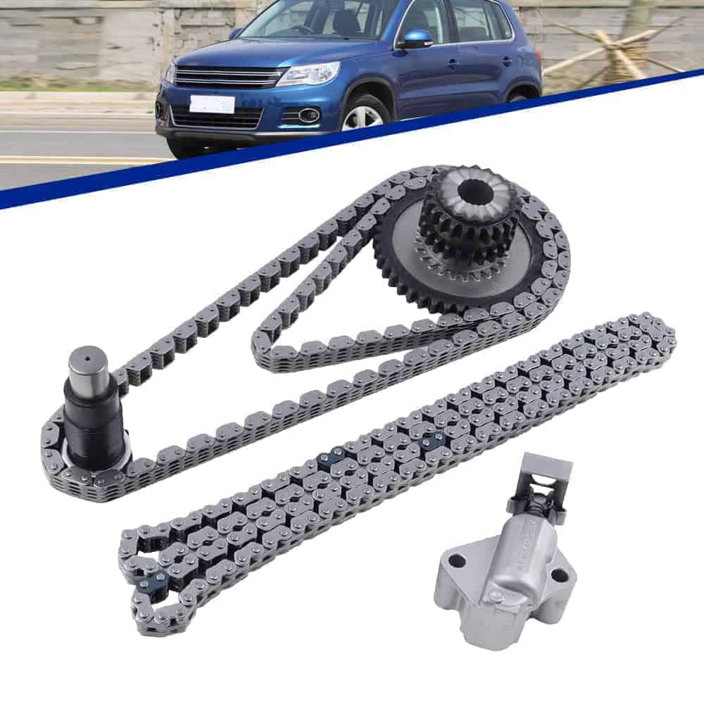 Kit de Cadena de Tiempo del Motor con Tapa de Distribución, - Imagen 8