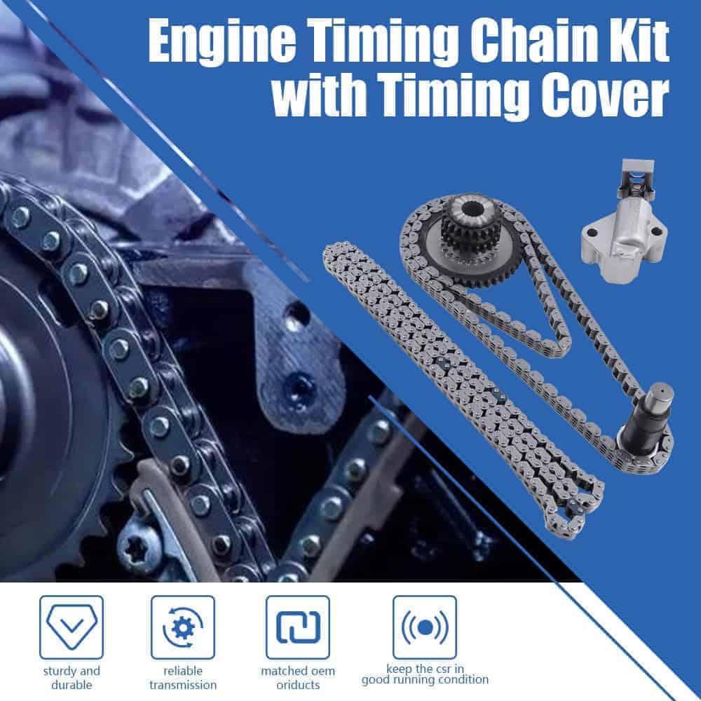 Kit de Cadena de Tiempo del Motor con Tapa de Distribución, - Imagen 3