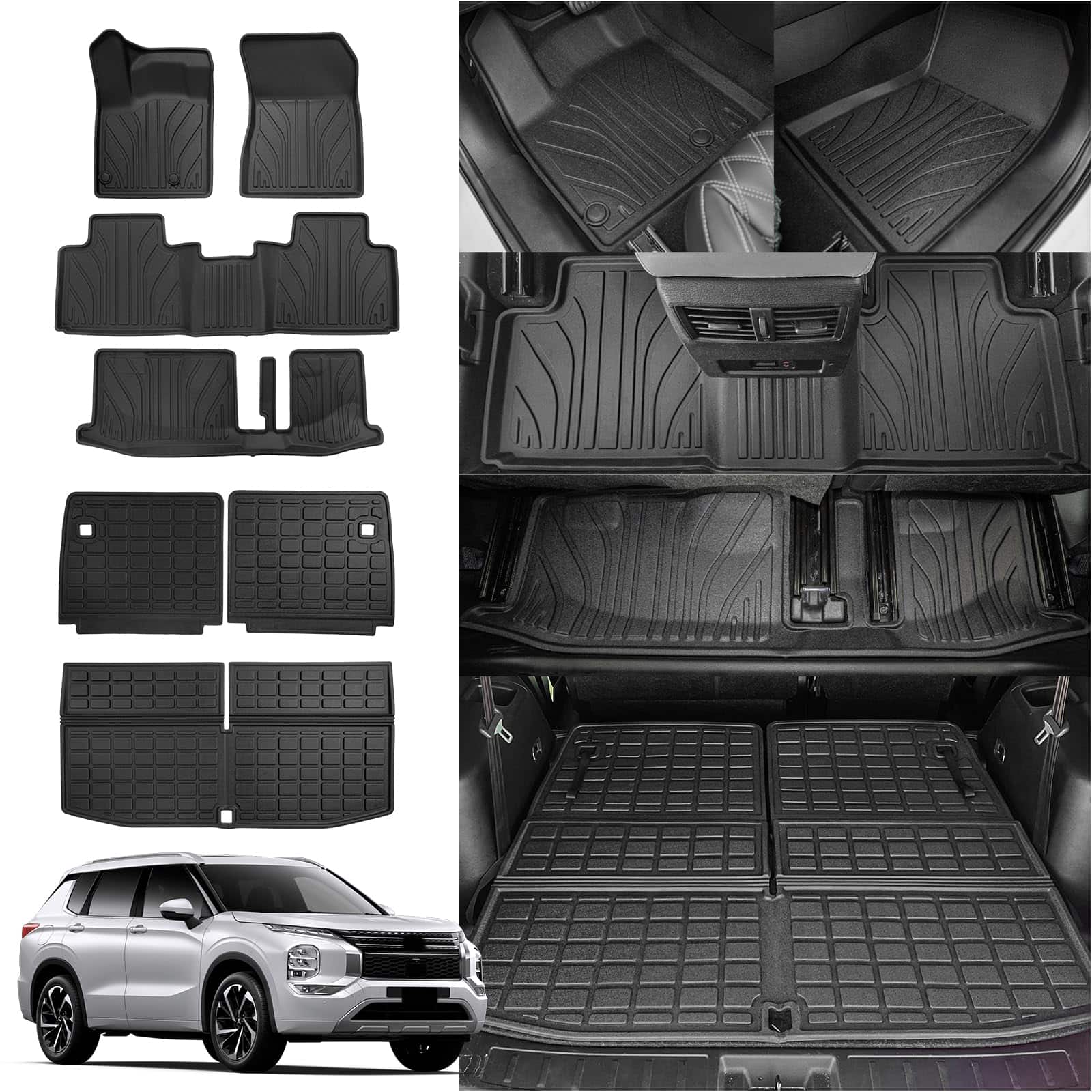 Tapetes Rongtaod Compatibles con Mitsubishi Outlander 7