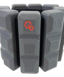 Pulseras de Peso Suave GoFit, 1 libra, Gris, 2 piezas