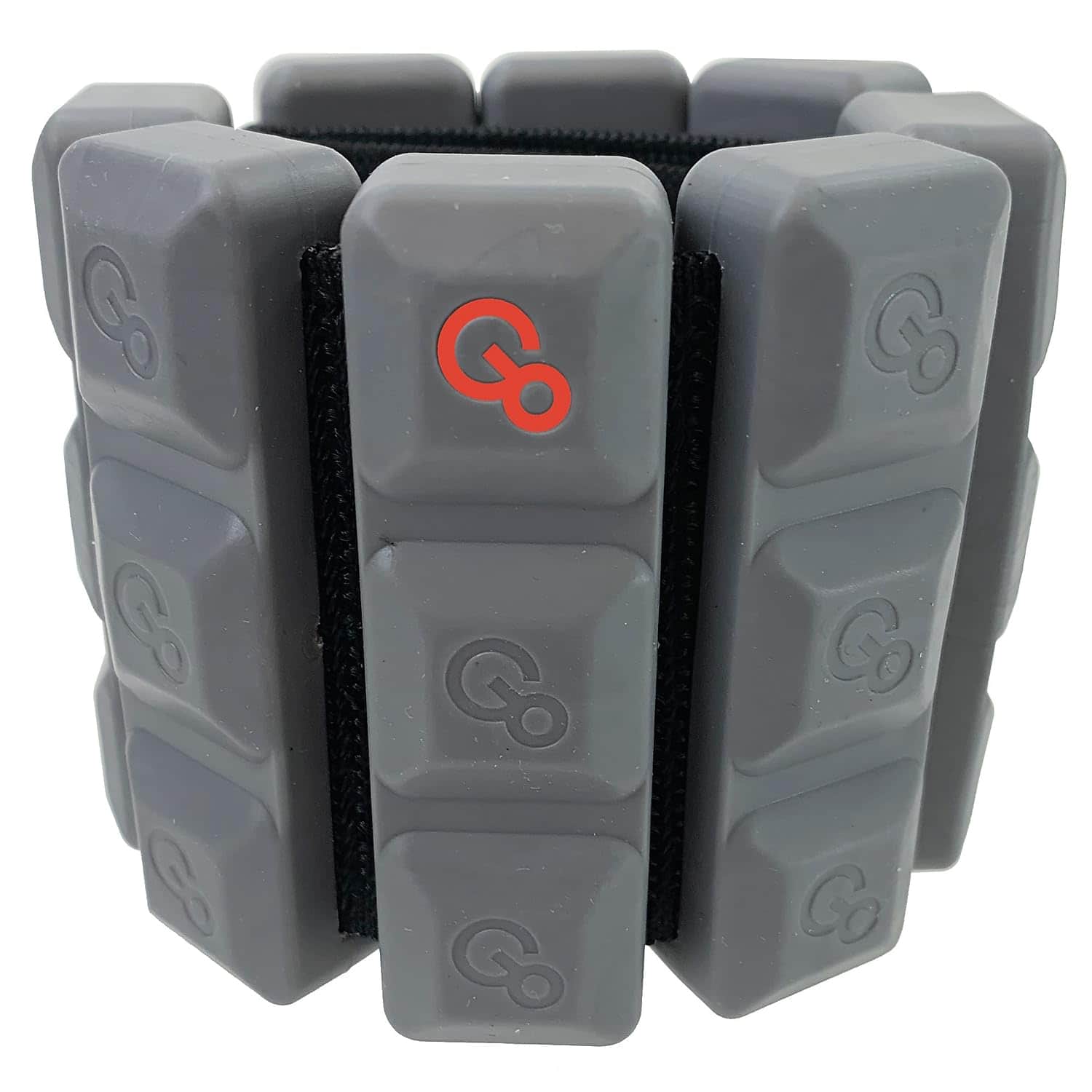 Pulseras de Peso Suave GoFit, 1 libra, Gris, 2 piezas