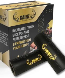 Adaptadores de Grip Grueso Gainz - Negro y Dorado, Largo