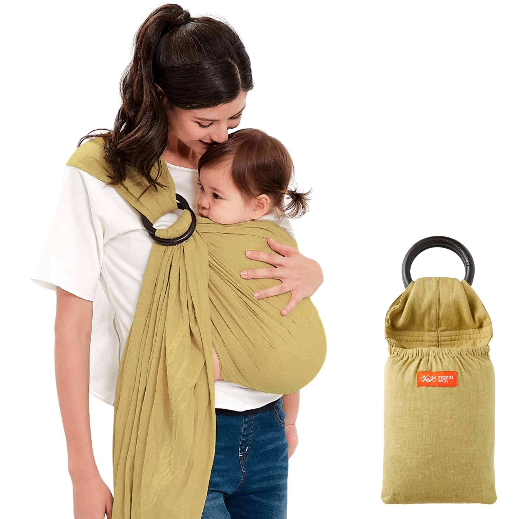 Mamaway Baby Ring Sling Carrier - Portabebés para recién