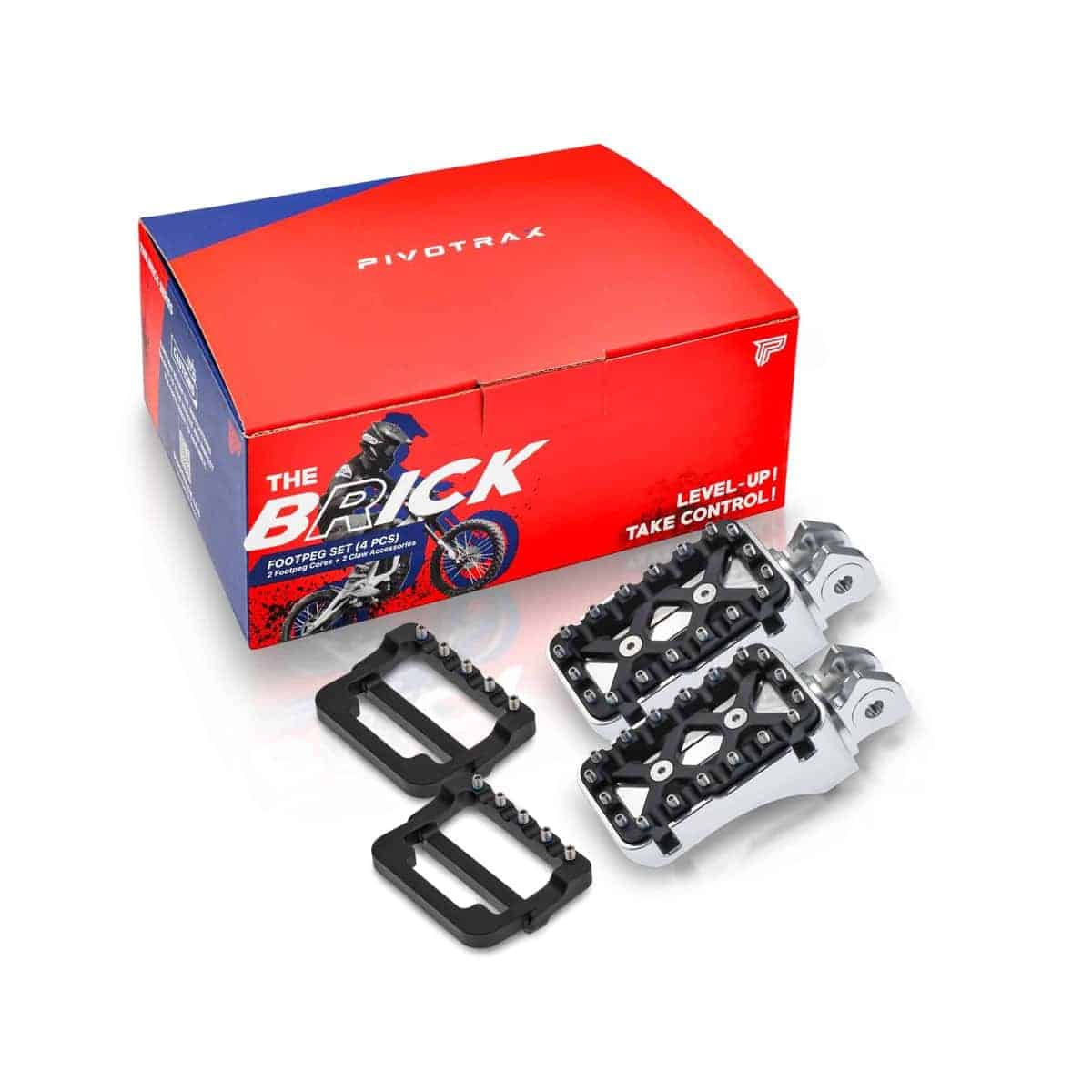 Juego de 4 Pzs de Pivotes PIVOTRAX-The Brick Series - (2