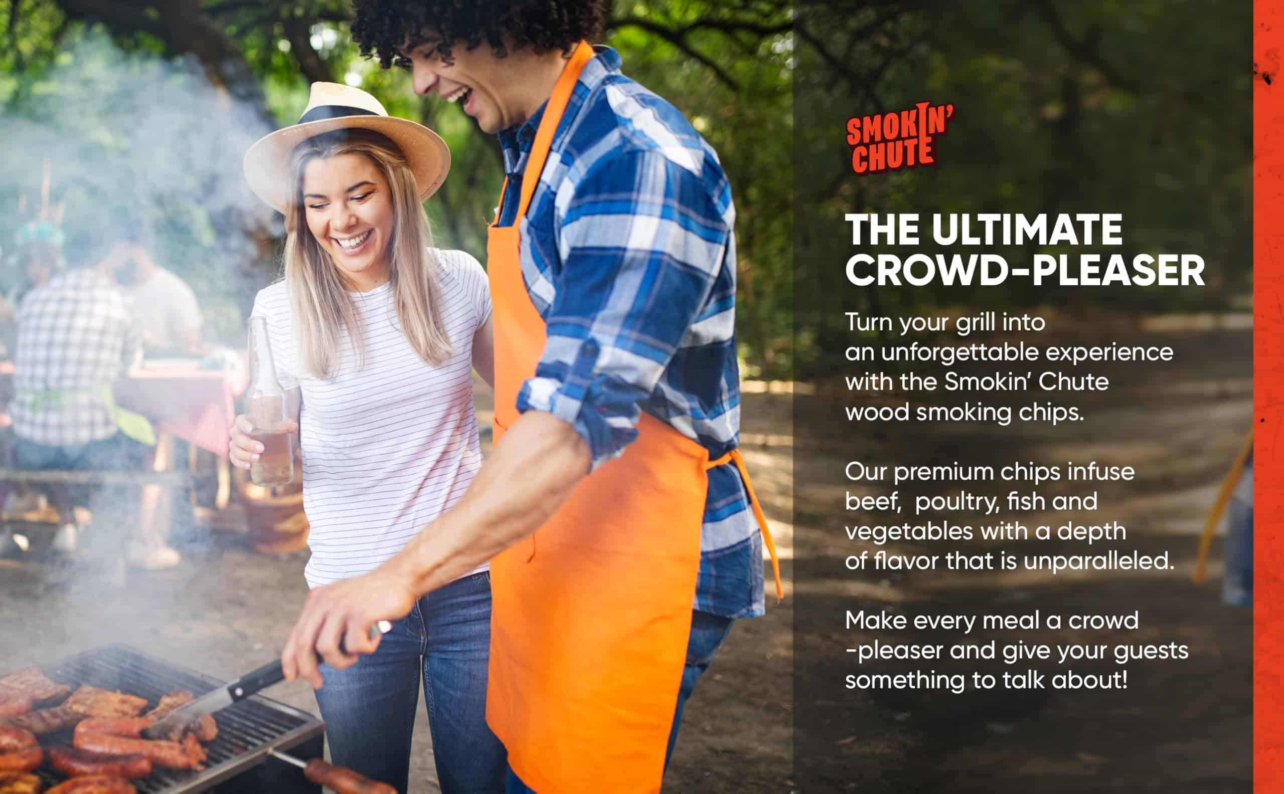 Astillas de Madera de Cerezo para Ahumar Smokin' Chute - - Imagen 5