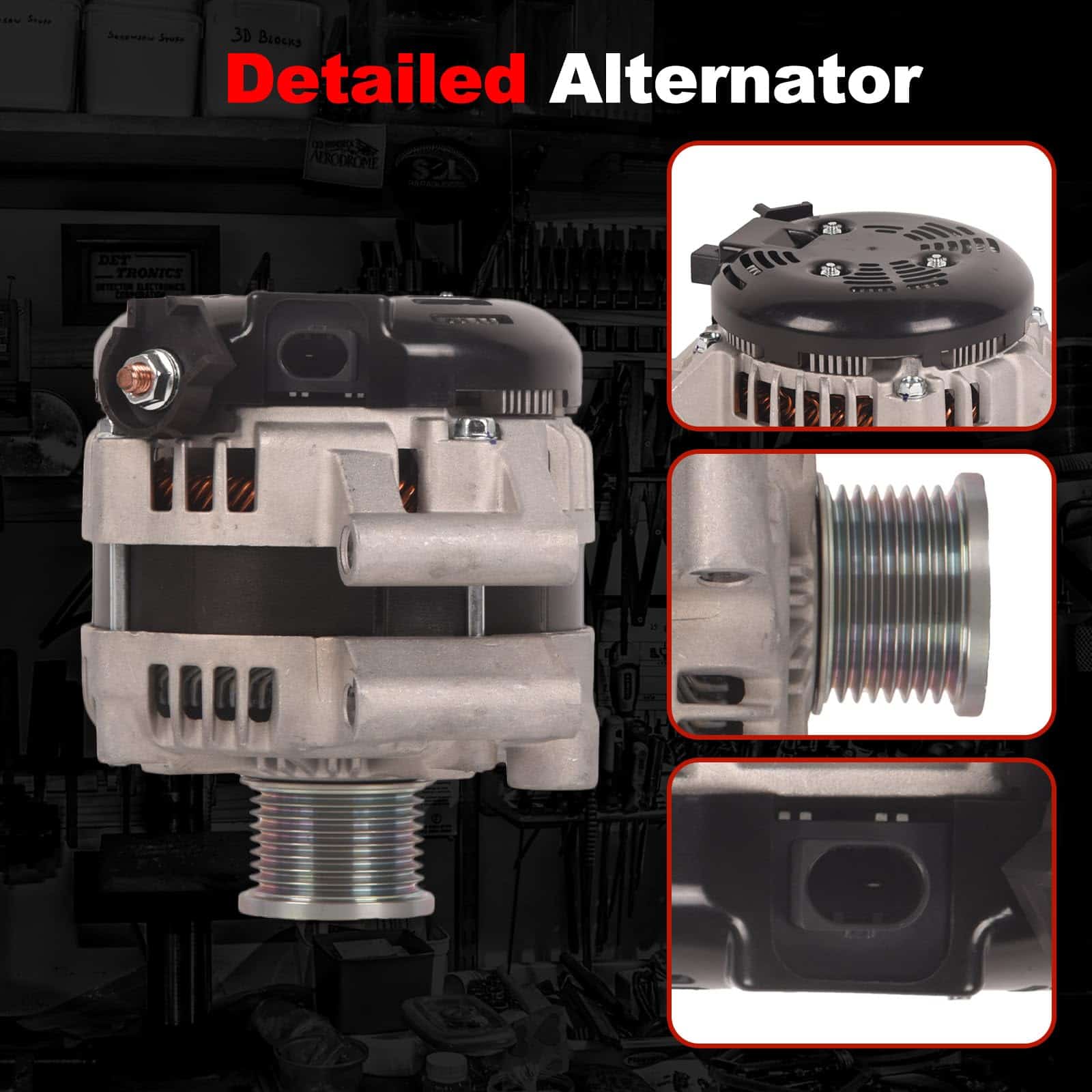Alternador TOPAZ 12V 210A 12317591268 Compatible con BMW - Imagen 4