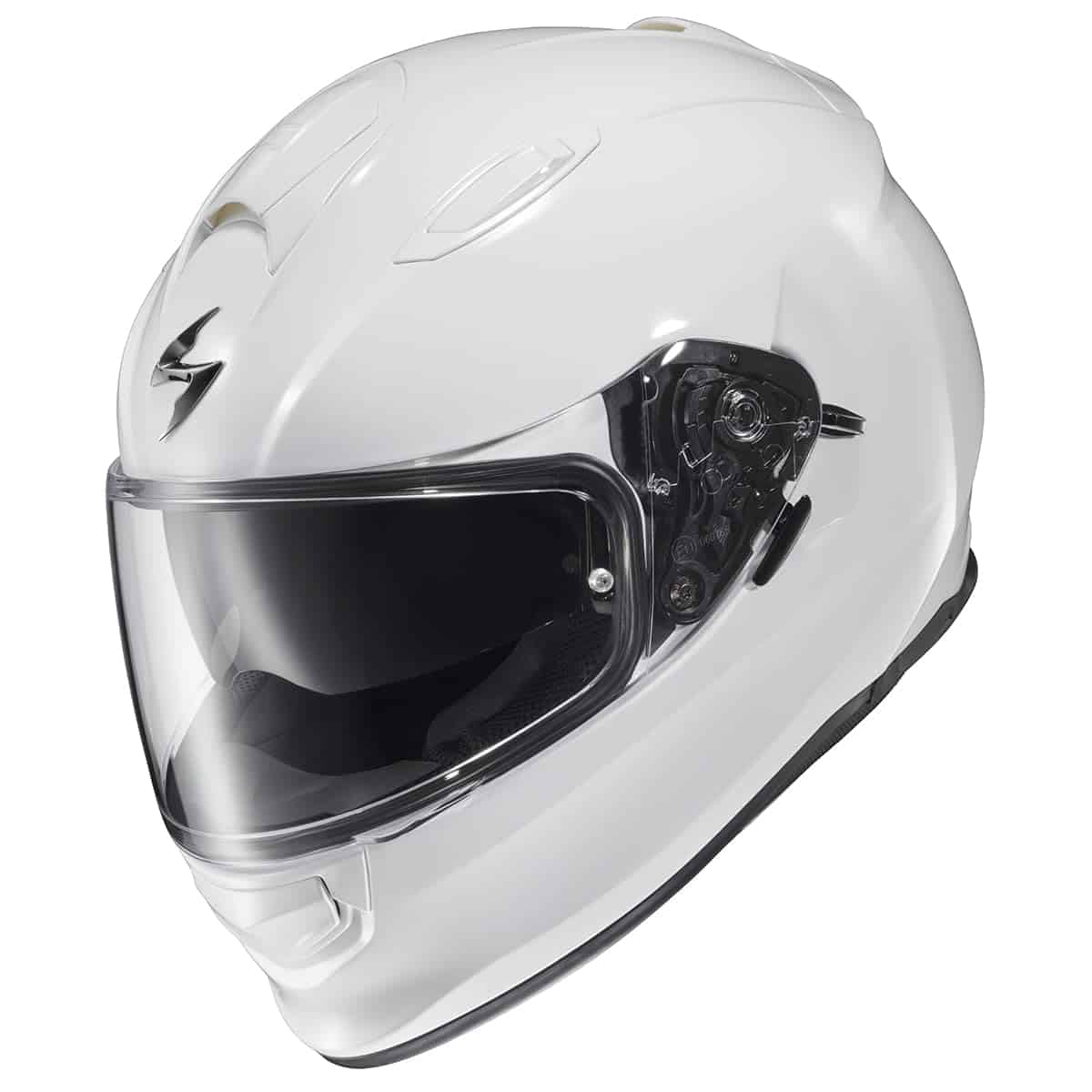 Casco integral para motocicleta -Blanco brillante - Imagen 3