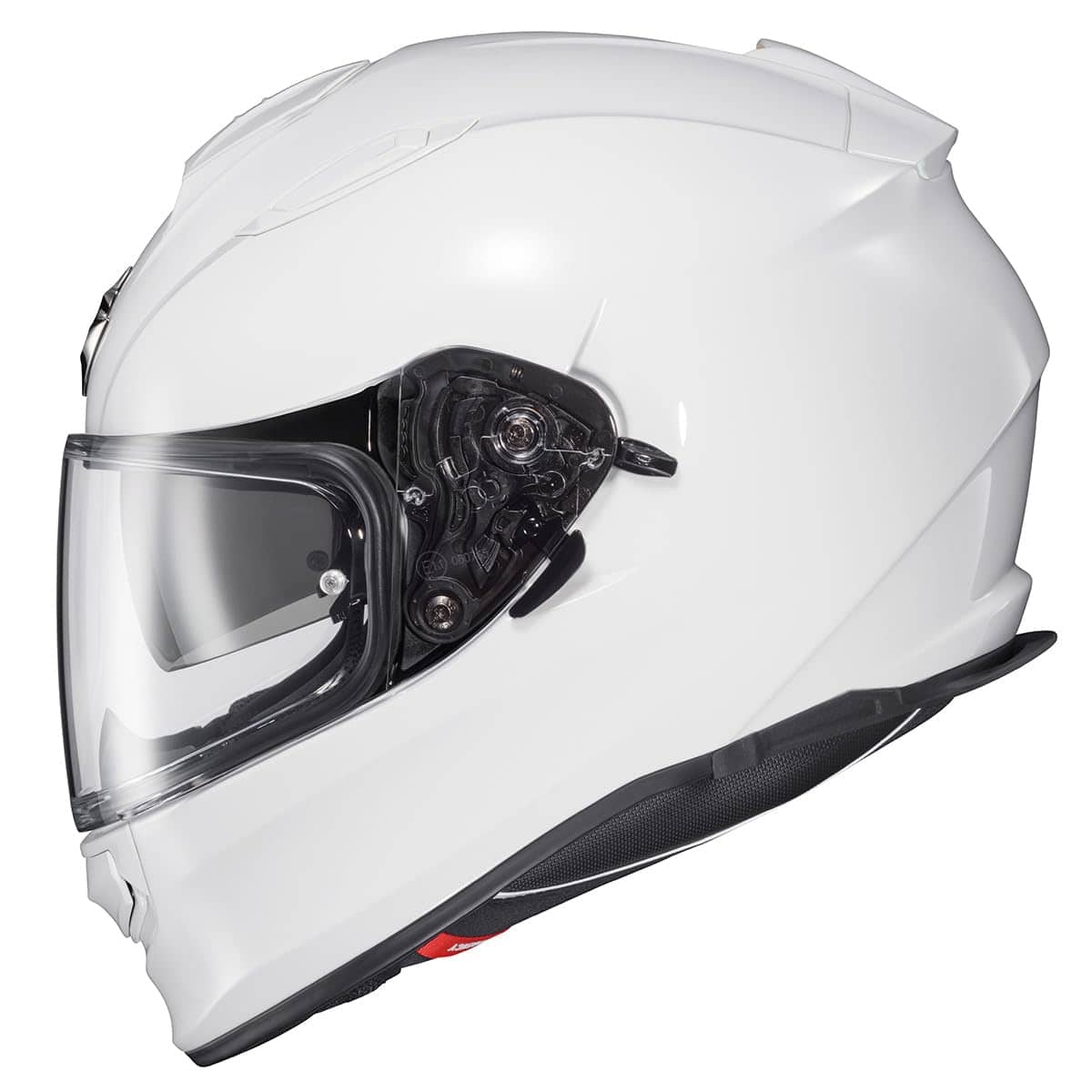 Casco integral para motocicleta -Blanco brillante