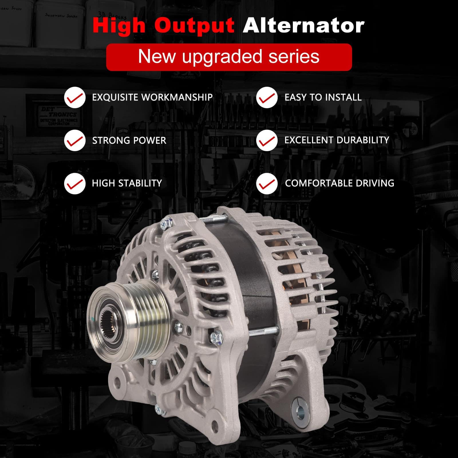 Nuevo Alternador 12V 150A TOPAZ A002TJ1881 Compatible con - Imagen 3