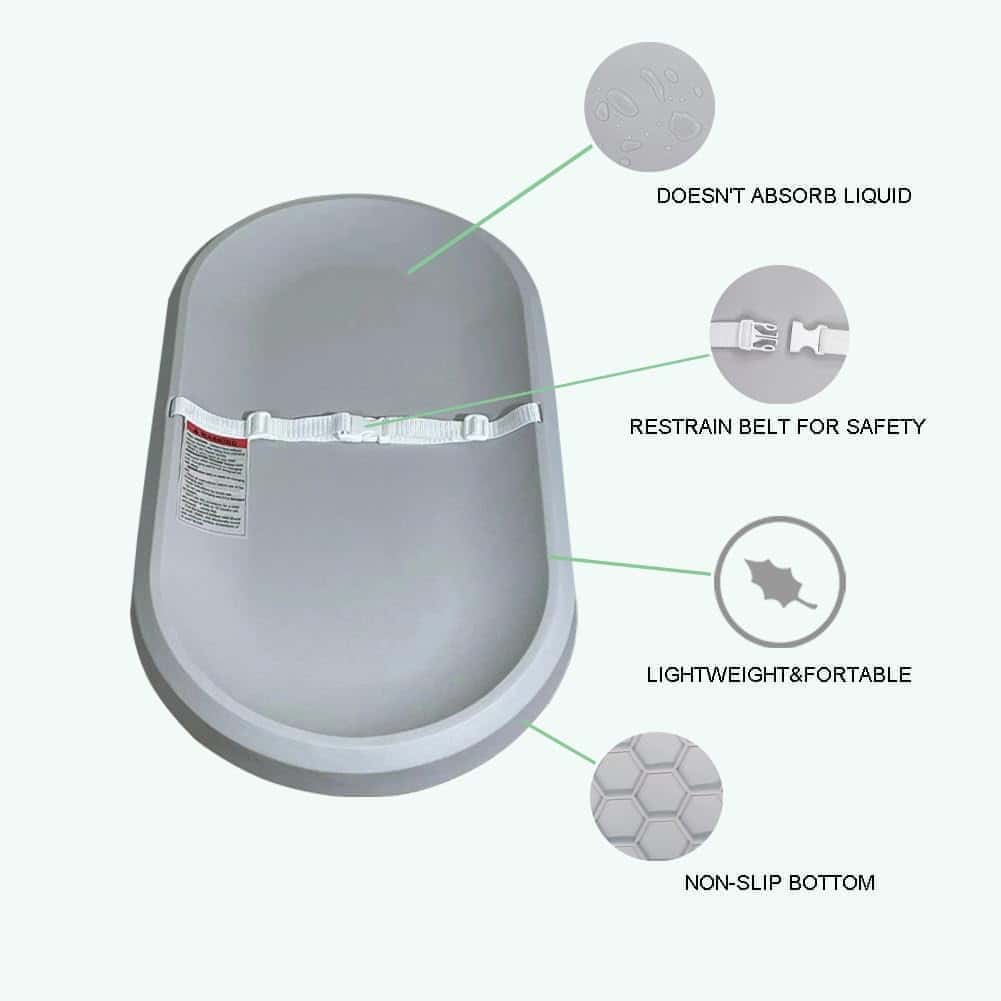 Cambiador de Pañales ROGSOUTH - Ligero Cambiador de Espuma - Imagen 5