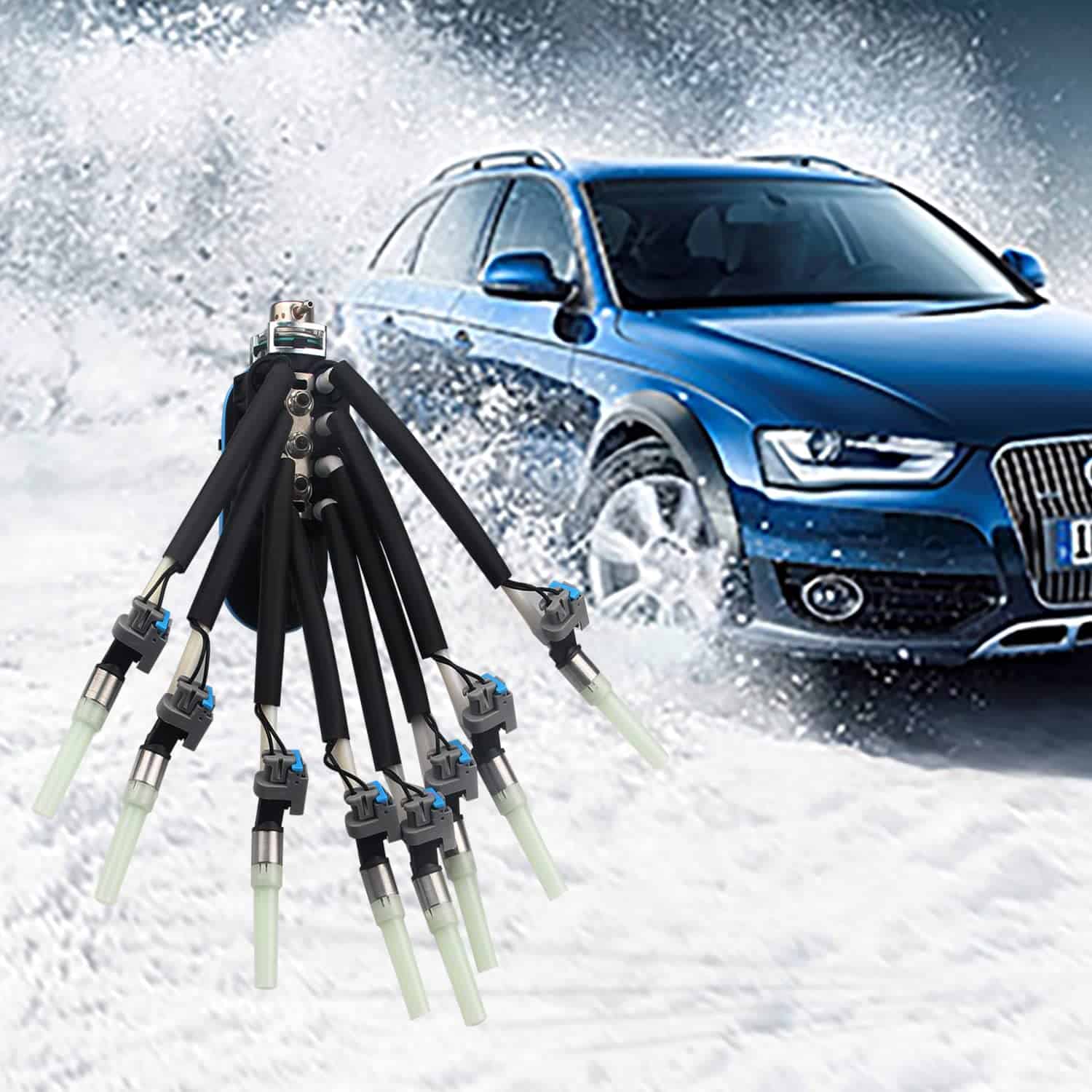 Inyector de combustible FJ504 de 8 cilindros con soporte - Imagen 6