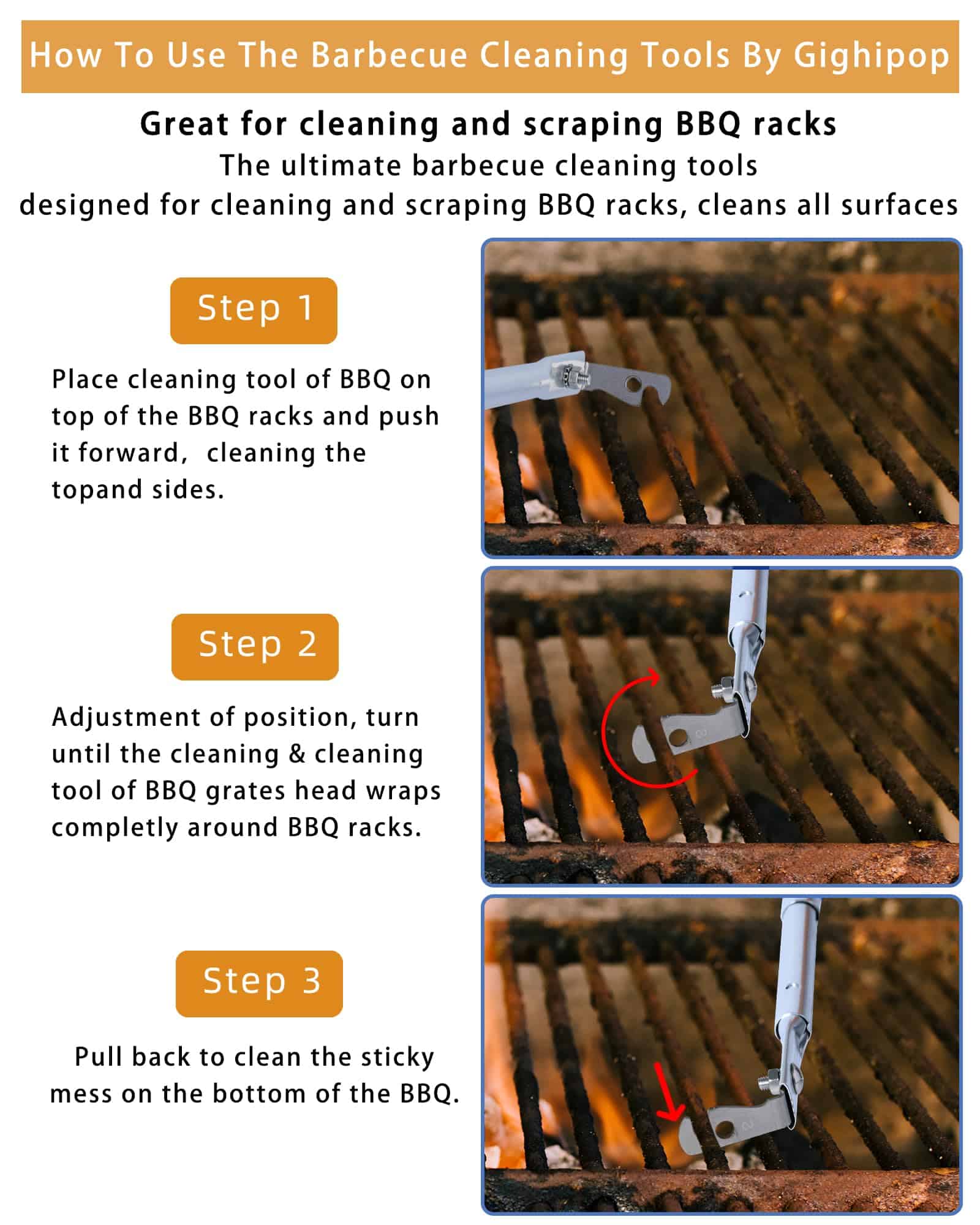 Herramienta Definitiva para Limpieza de Parrillas - - Imagen 4