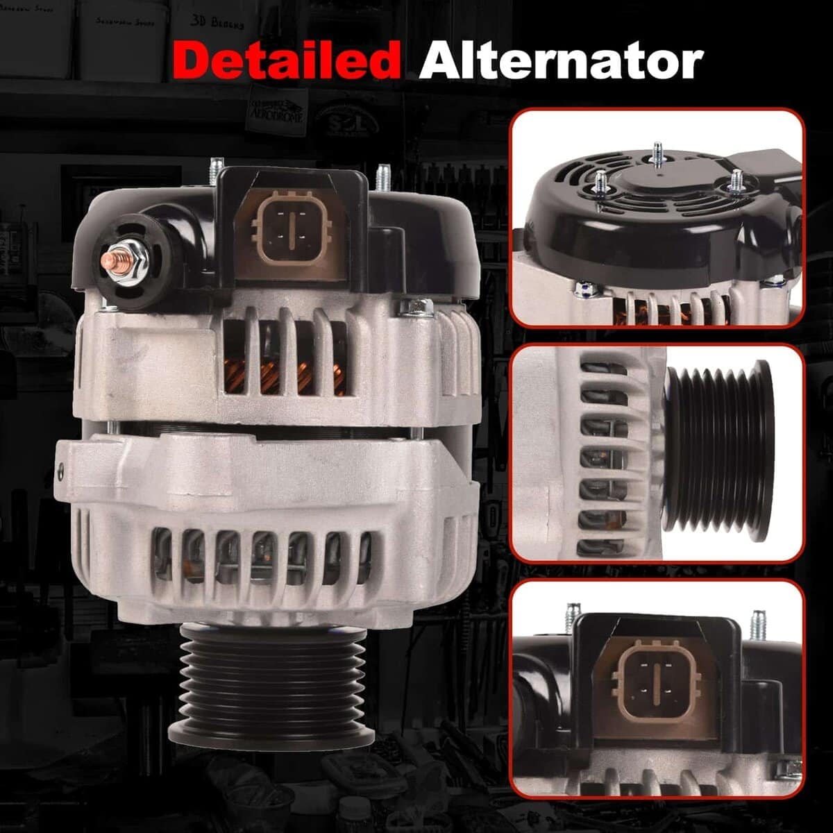 Nuevo Alternador TOPAZ 12V 80A 270600C020 Compatible con - Imagen 4