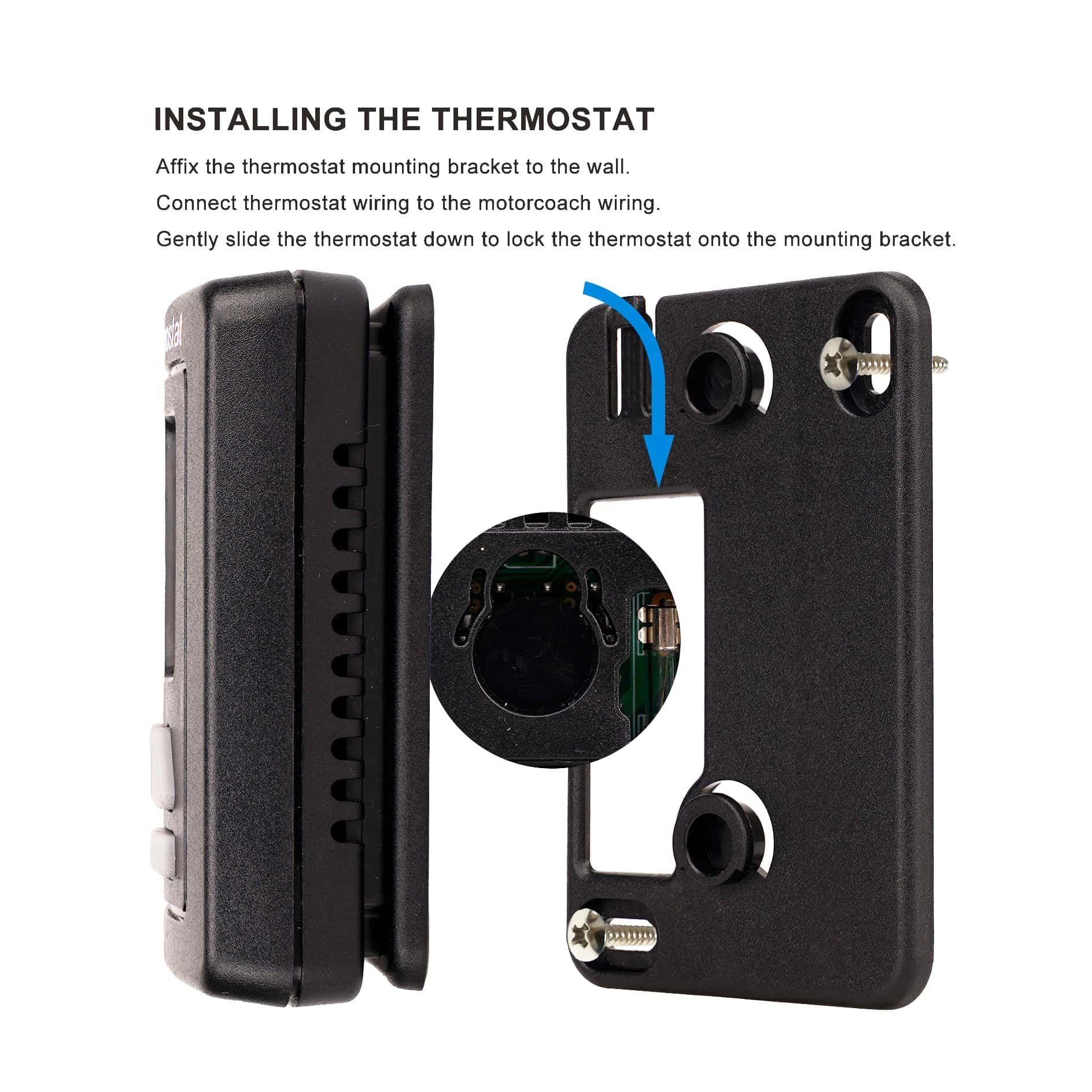 Termostato RV DEENGK 94303382 12v,9430, Negro Digital de - Imagen 4