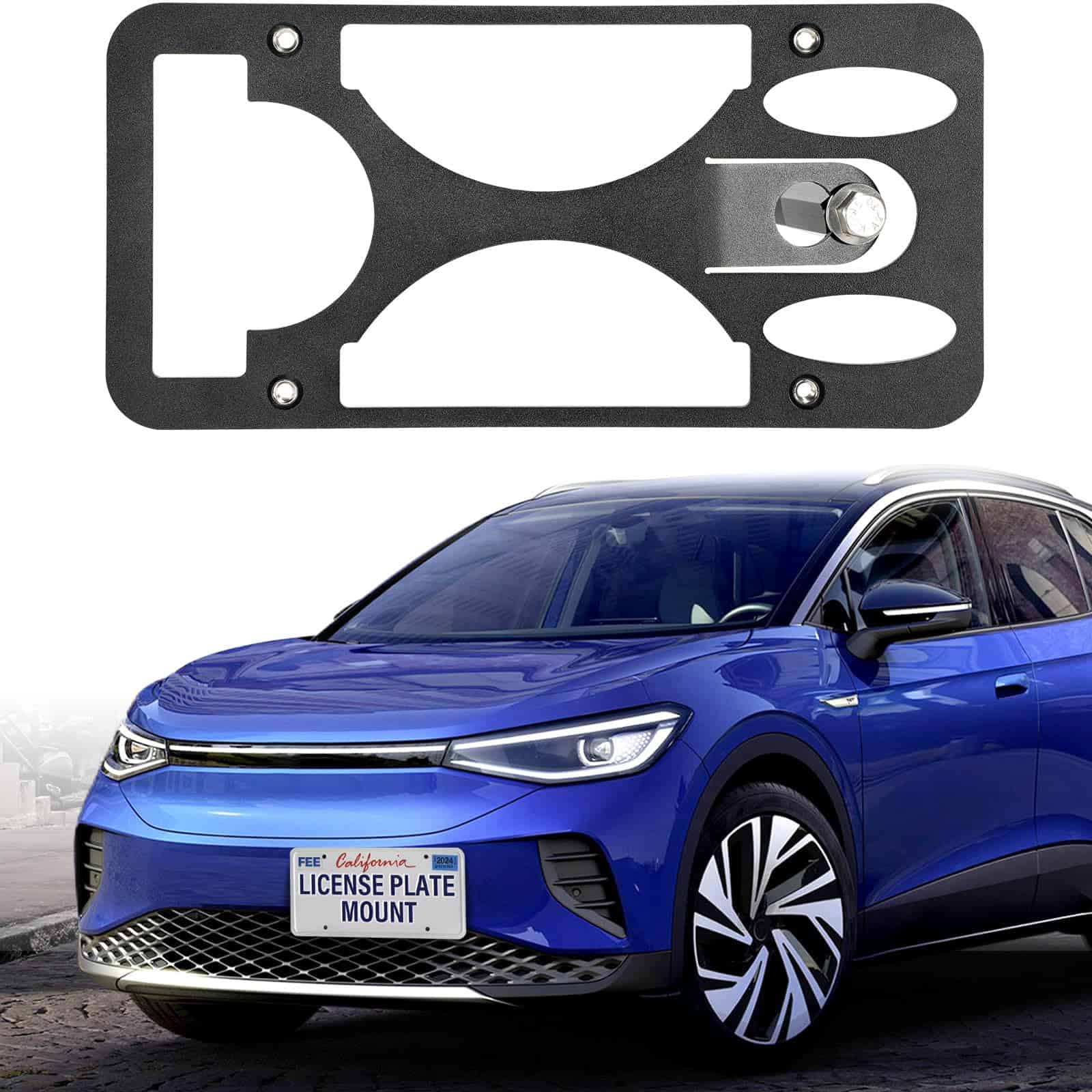 Kit de montaje de soporte de placa de -Negro