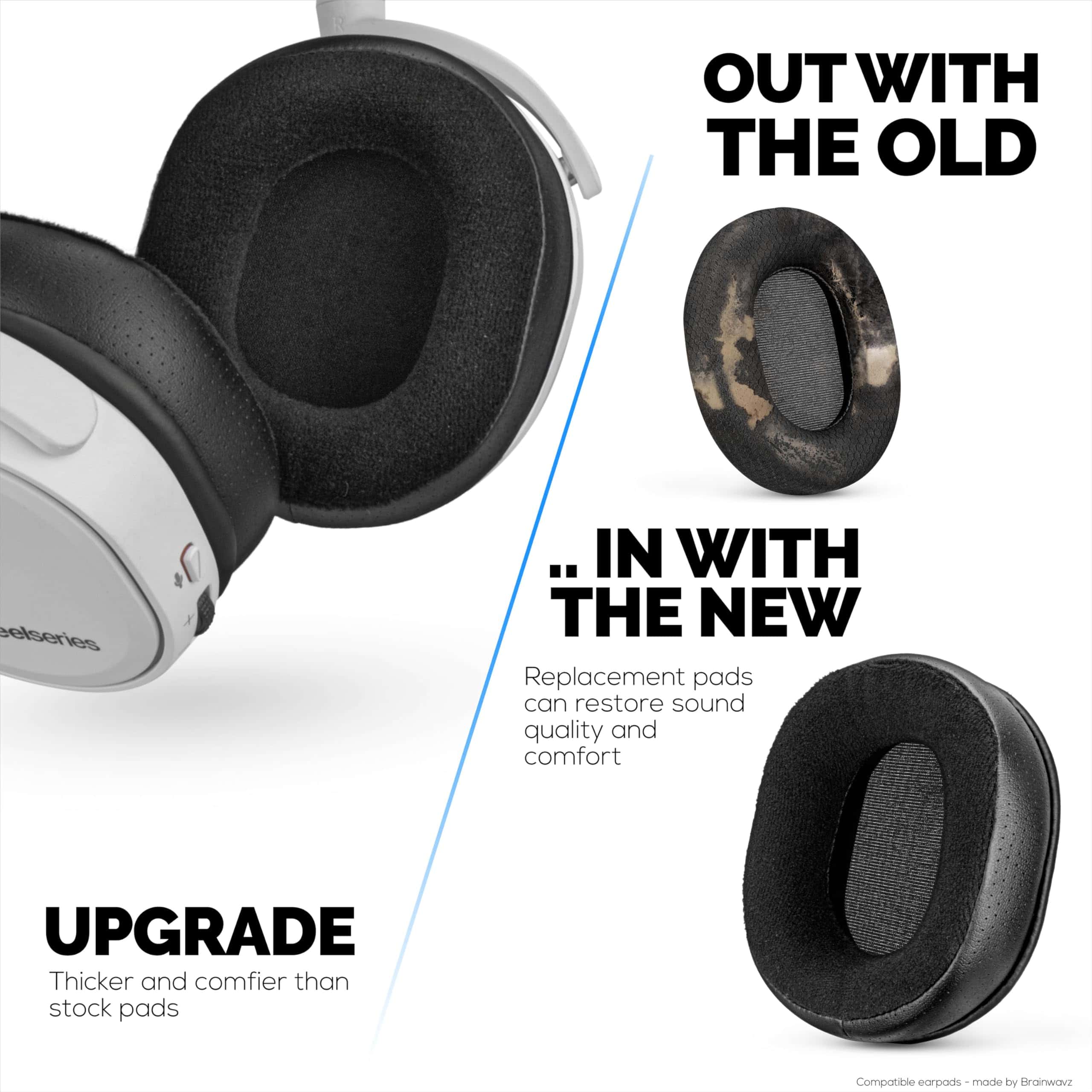 Almohadillas híbridas para auriculares Steelseries Arctis - Imagen 8