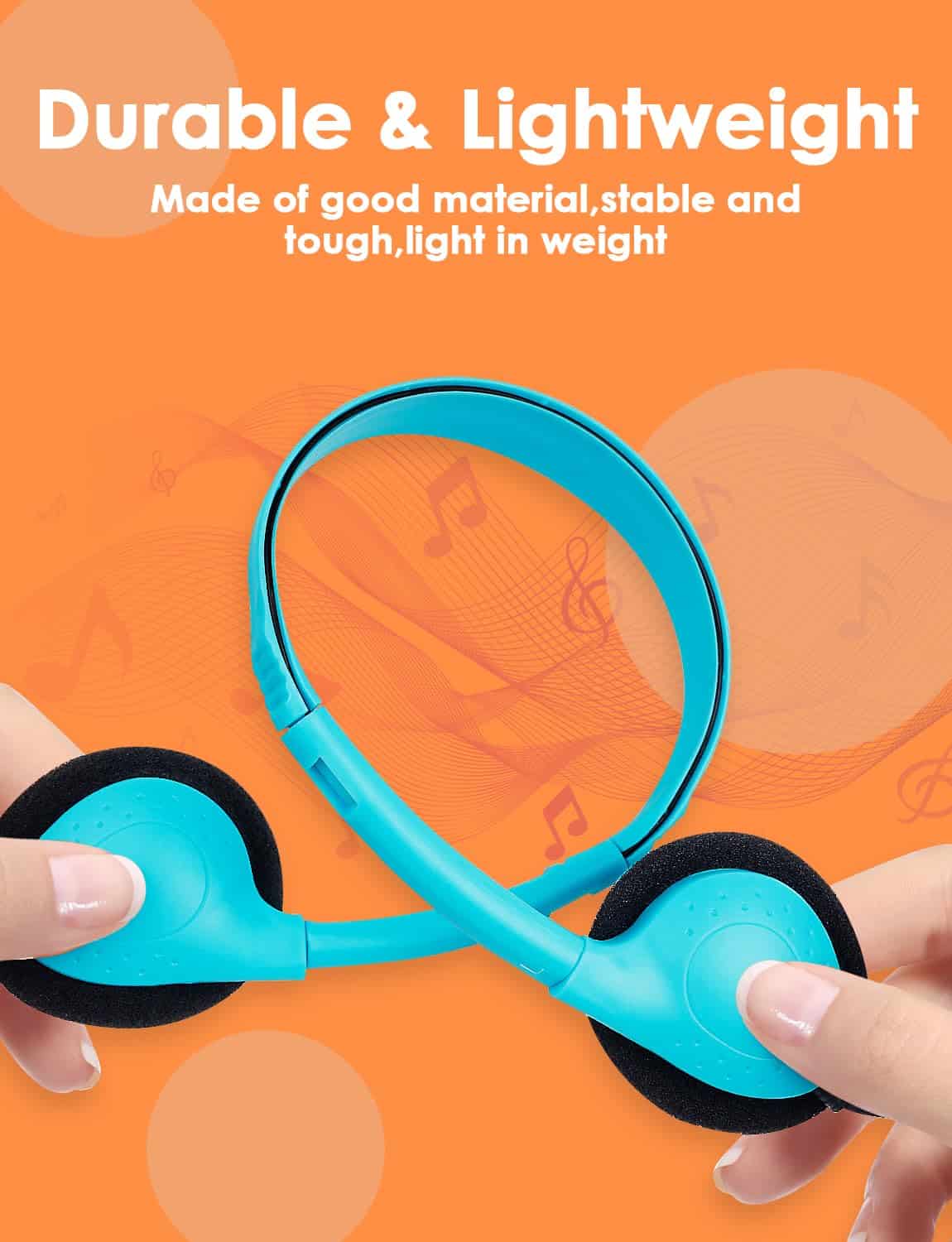 Audífonos para Niños al Mayor 100 Paquetes para Salón de - Imagen 4