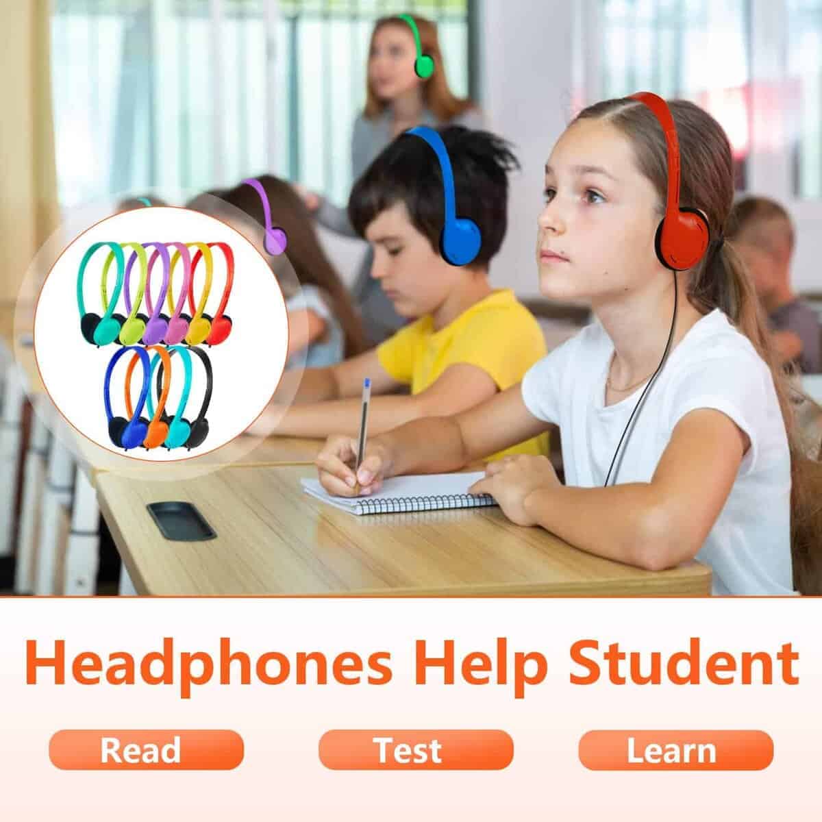 Audífonos para Niños a Granel 15 Pack para Escuela Aula - Imagen 7