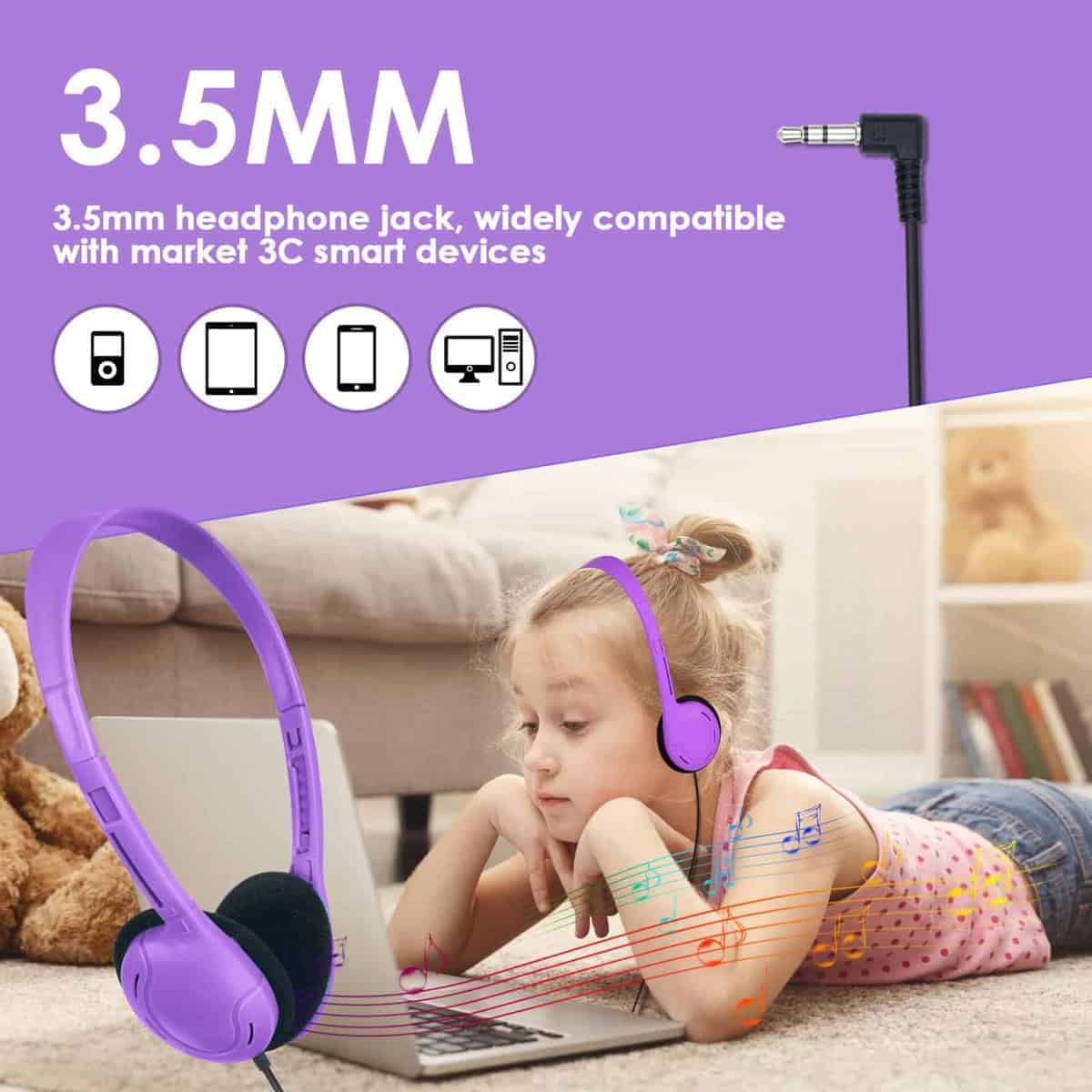 Audífonos para Niños a Granel 15 Pack para Escuela Aula - Imagen 5