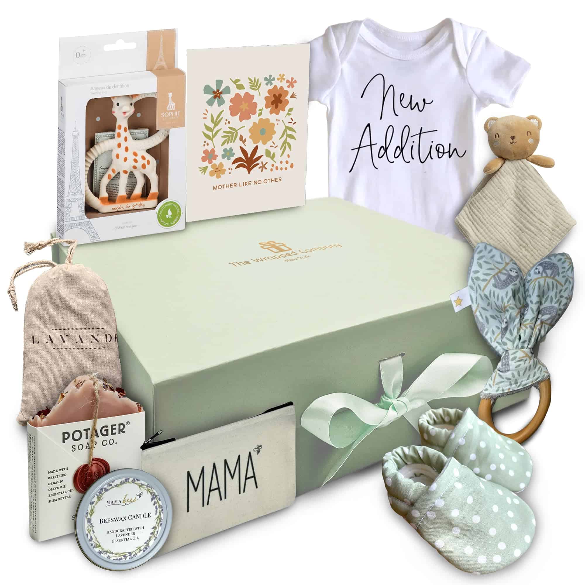 Canasta de Regalo para Nueva Mamá, Postparto - 10 Piezas de