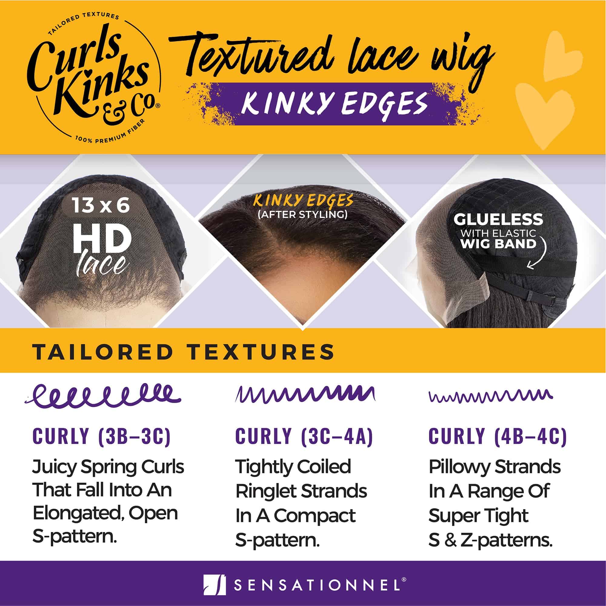 Pelucas Sensationnel Curls Kinksandco -BALAYAGEMOCHA - Imagen 7