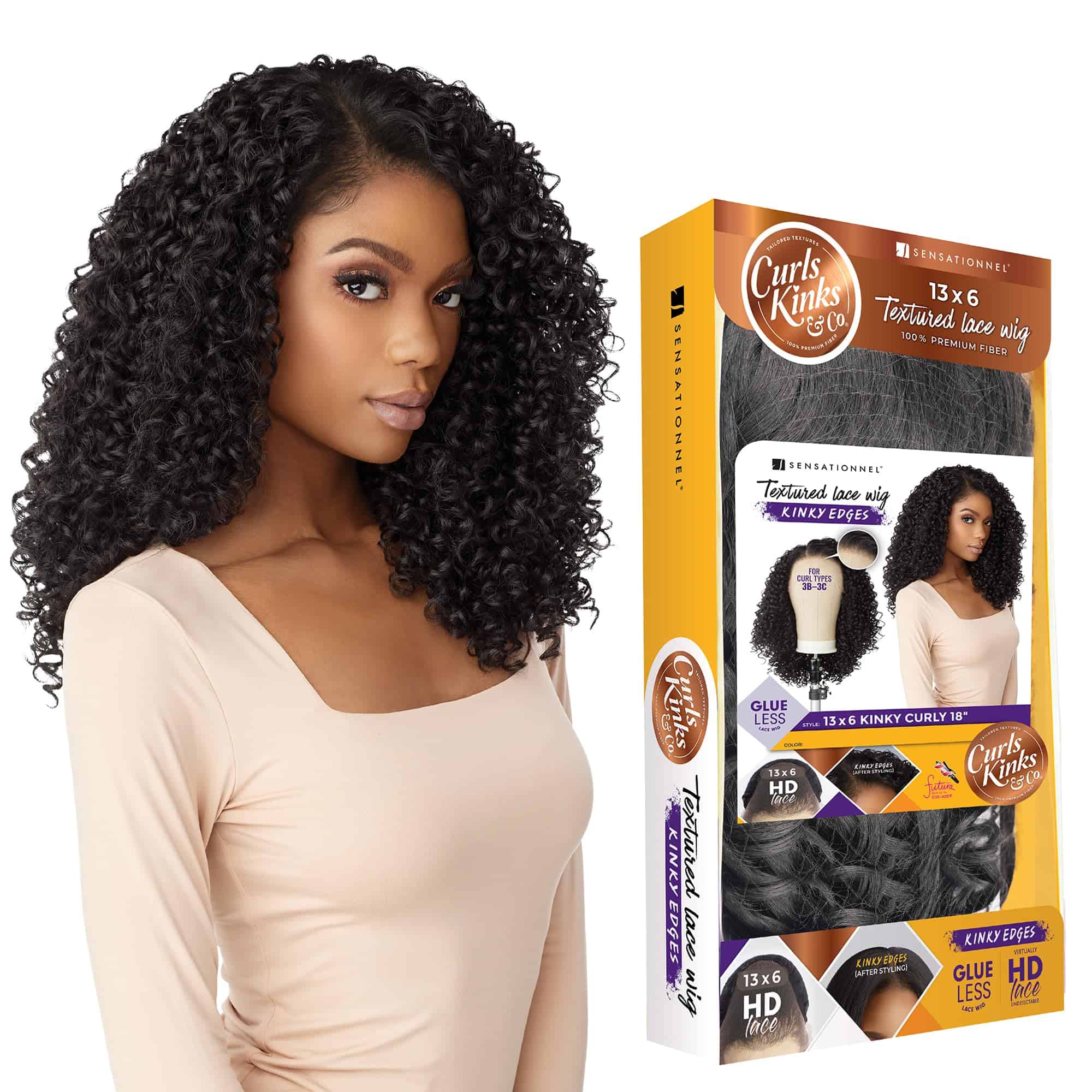 Pelucas Sensationnel Curls Kinksandco -BALAYAGEMOCHA