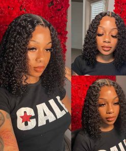 Pelucas Bob Cortas Tascal 4x4 Peluca Rizada de Cabello