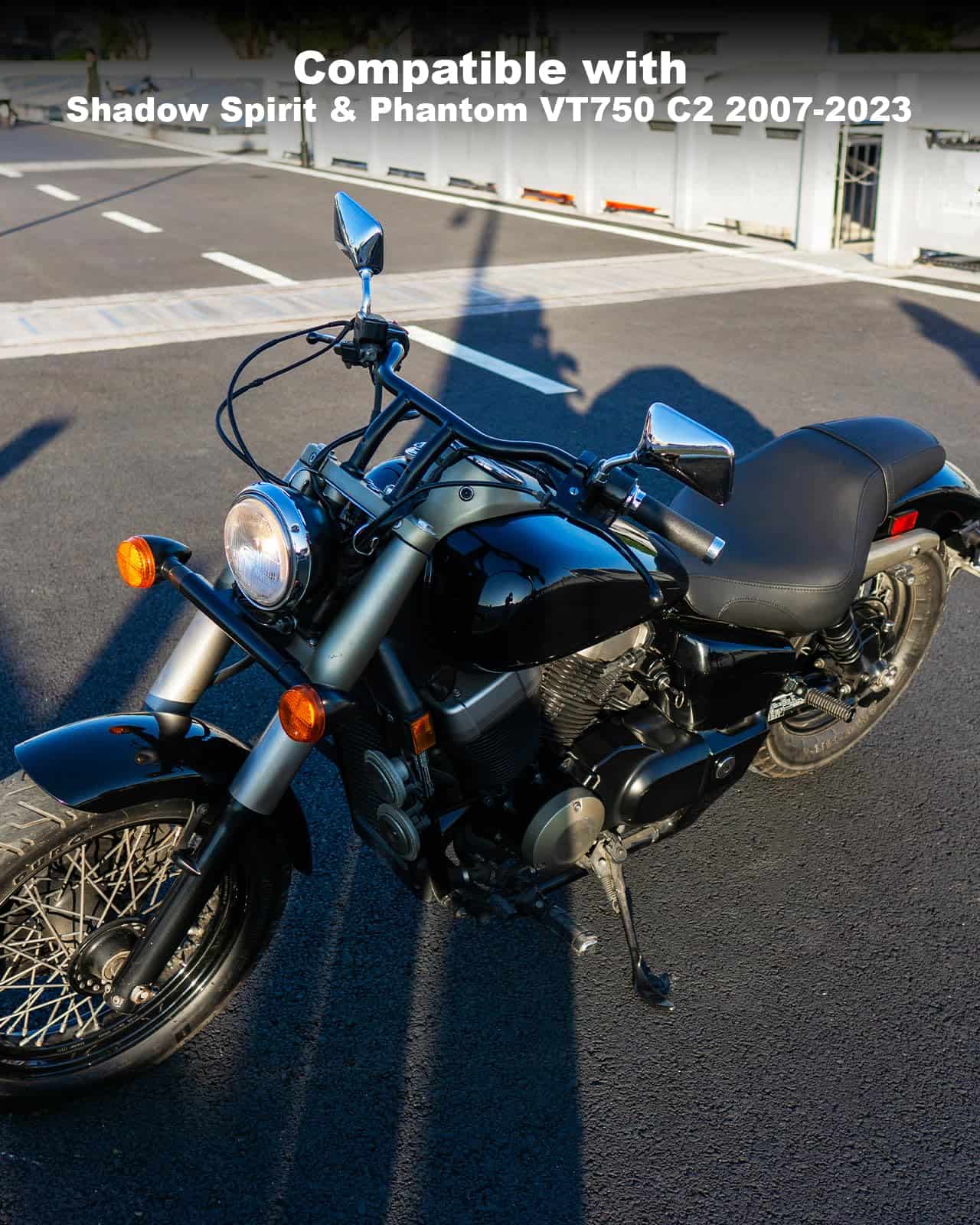 Asiento de motocicleta de una sola pieza para piloto y - Imagen 3