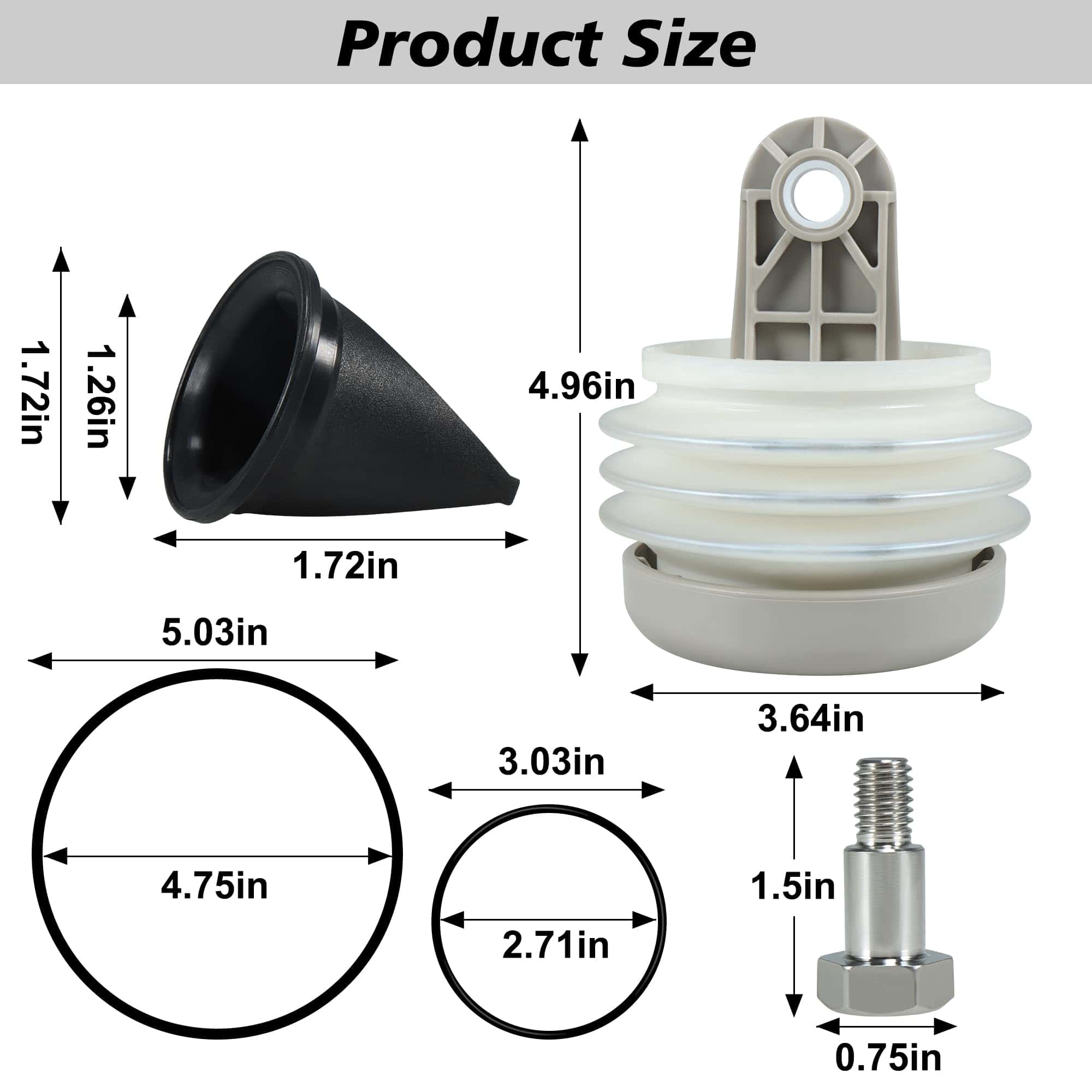 385230980 Kit de fuelle de bomba con válvula de pico de - Imagen 6