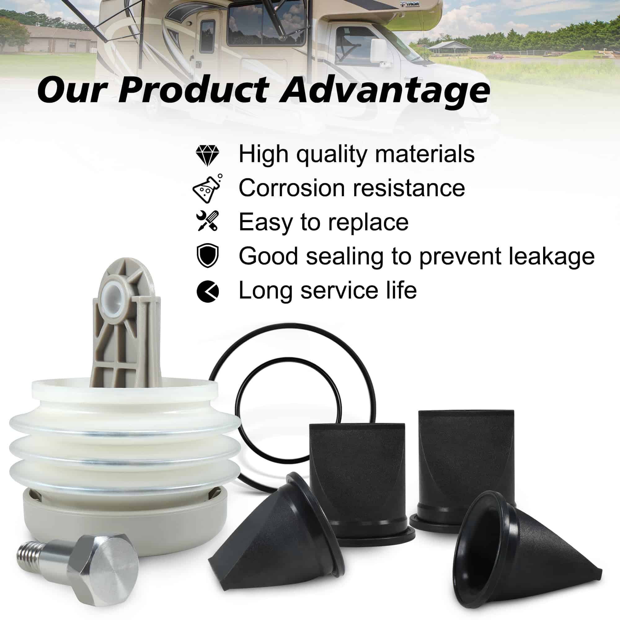 385230980 Kit de fuelle de bomba con válvula de pico de - Imagen 5