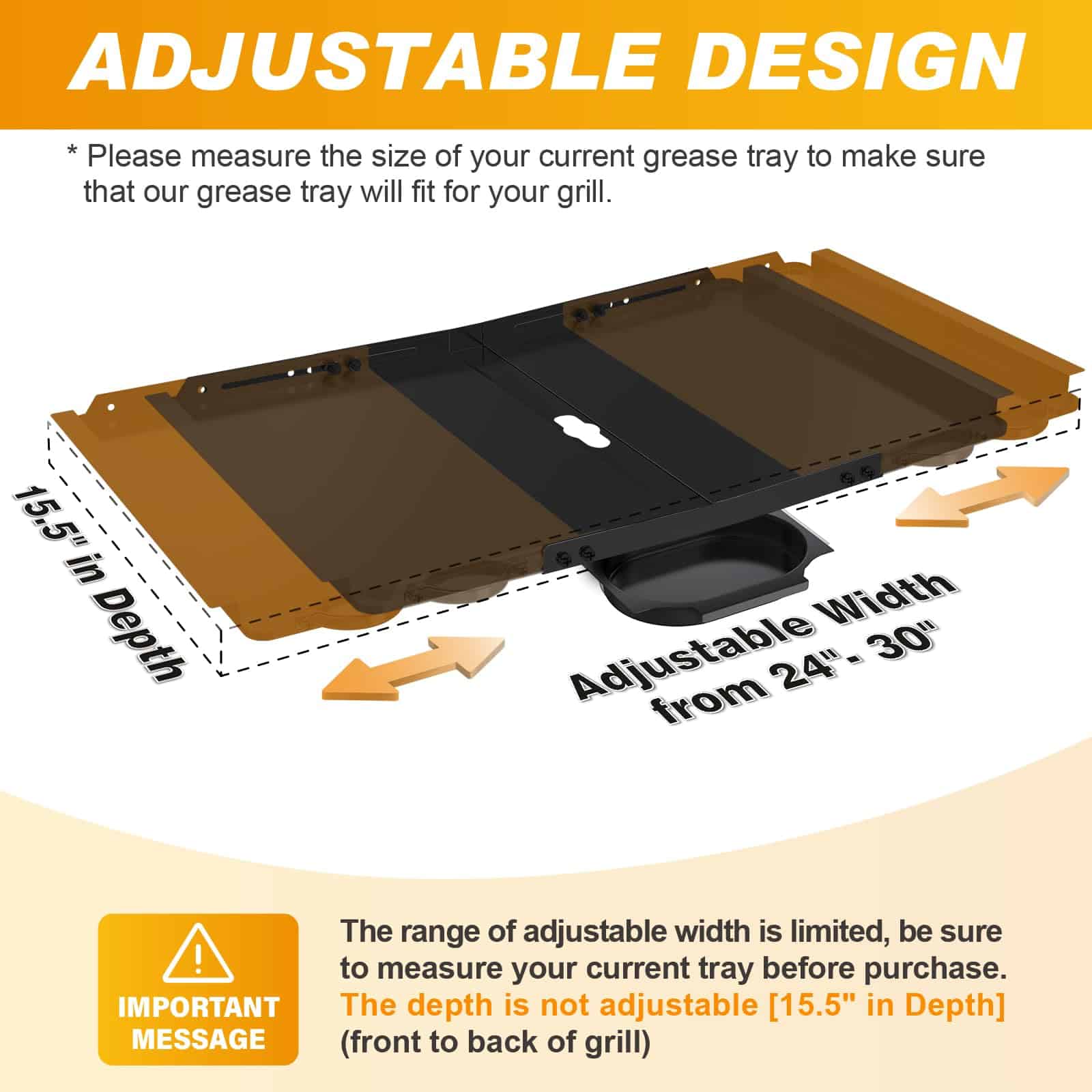 Bandeja de Grasa de Repuesto con Bandeja de Captura para - Imagen 3