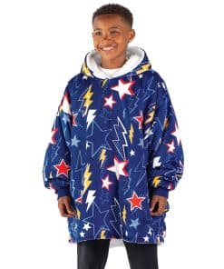 Manta con capucha para niños Bare Home -Superhéroe