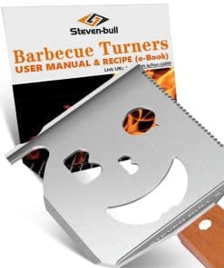 STEVEN-BULL Spatula de BBQ, Espátula de Parrilla con Mango