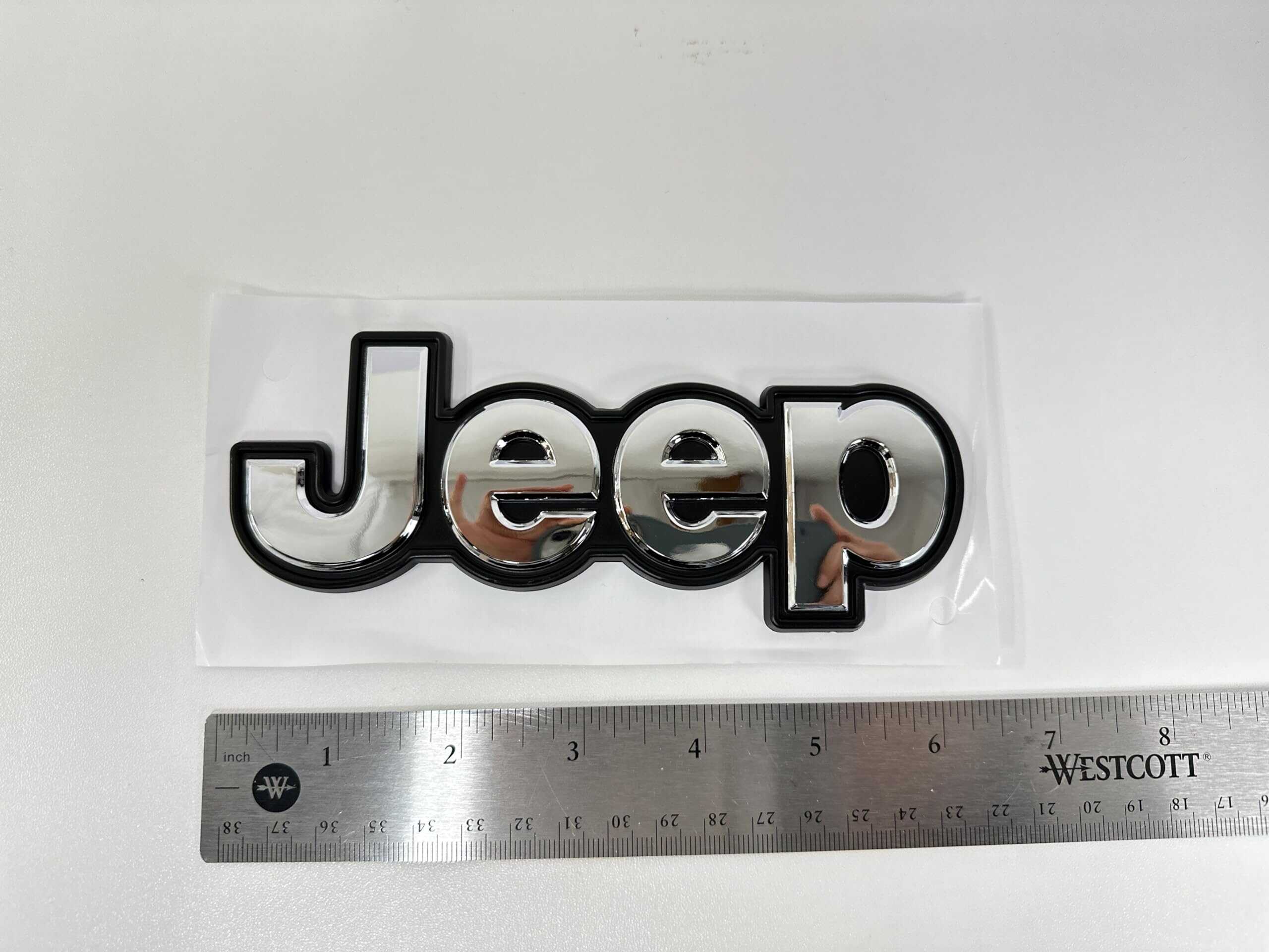 Emblema trasero cromado para Jeep Grand Cherokee 2014-2018 - Imagen 4