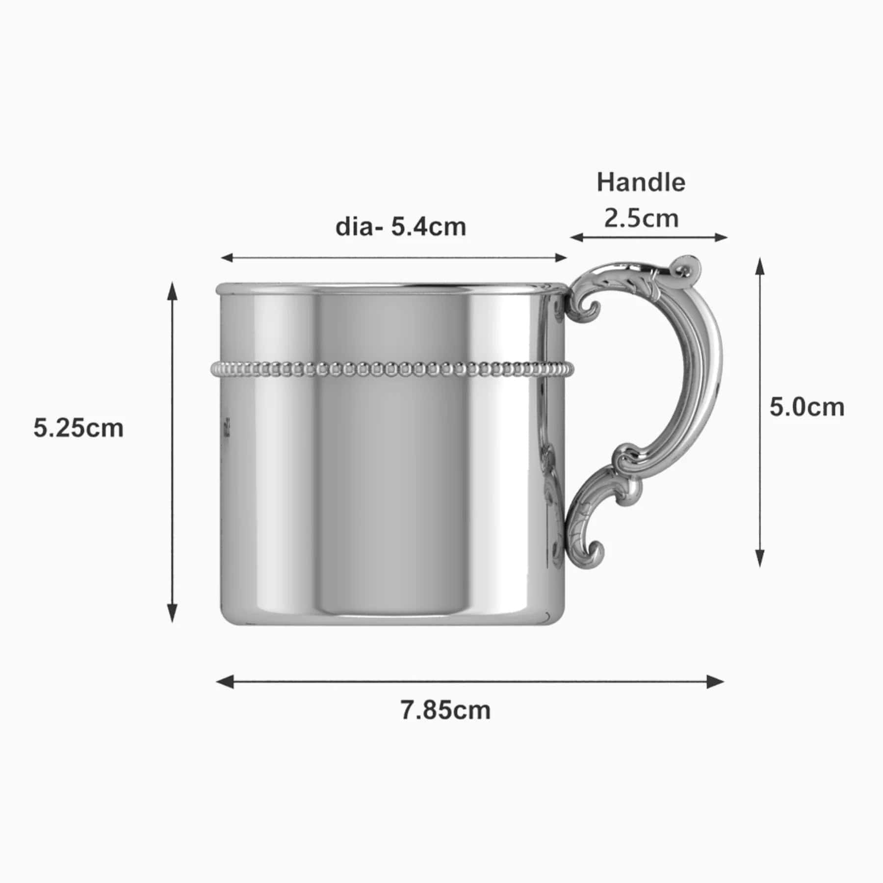 Copa Clásica de Plata Esterlina Krysaliis con Asa - Imagen 3