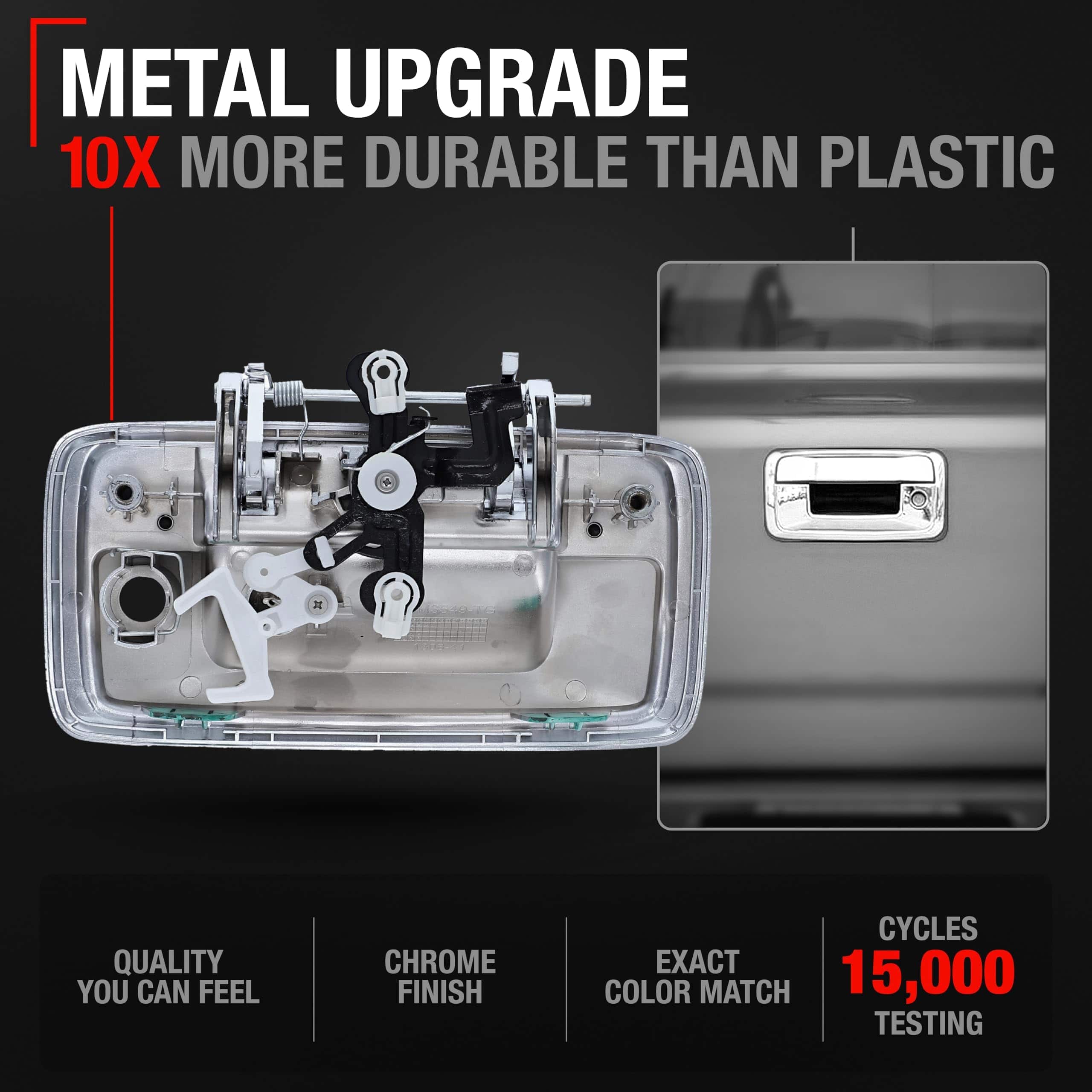 Asa de portón trasero, metal mejorado - Compatible con - Imagen 4