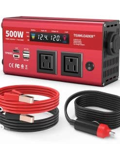 Inversor de Corriente TEAMLEADER 500W 12V DC a 110V/120V