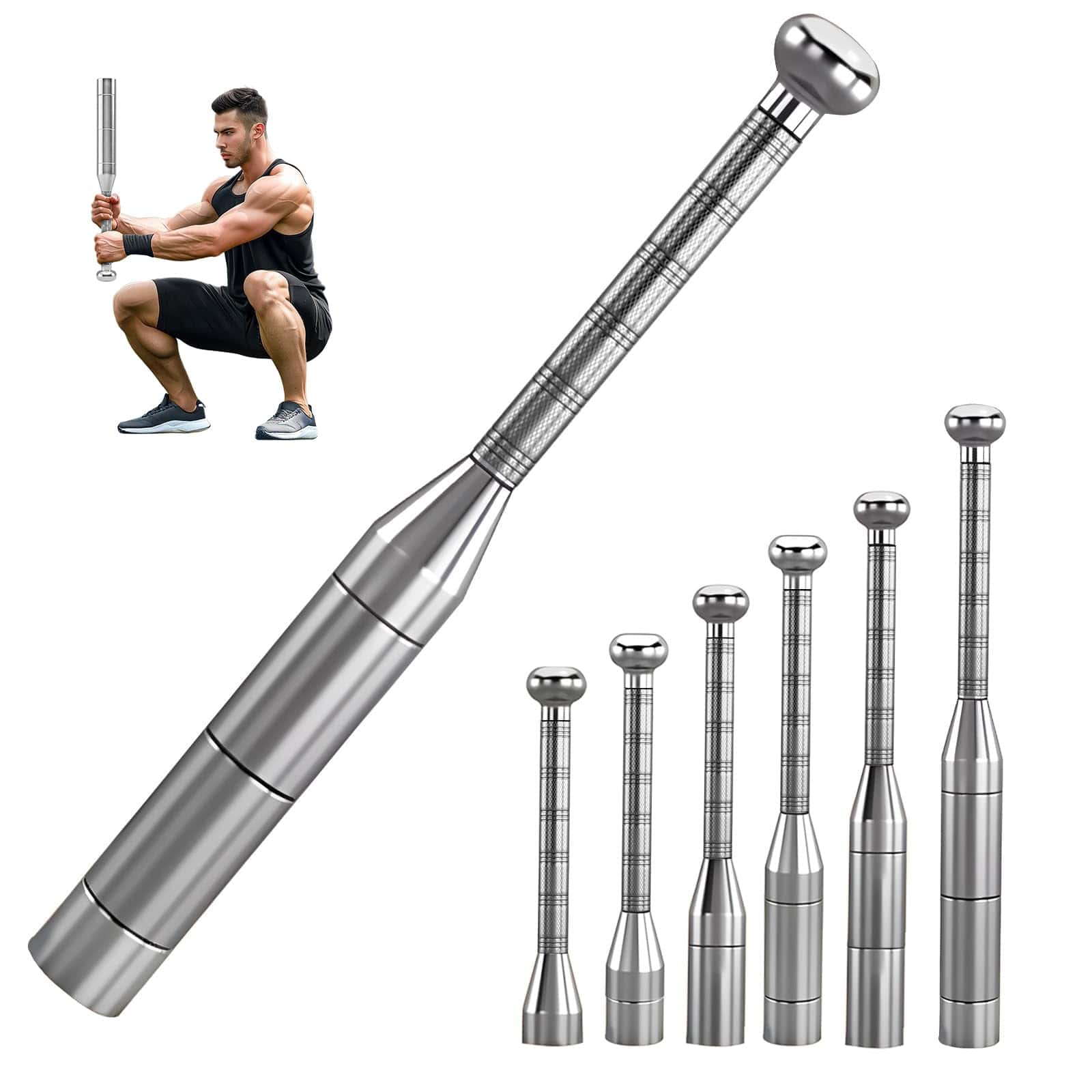 Macebell Clubbell Ajustable de Motion Space para